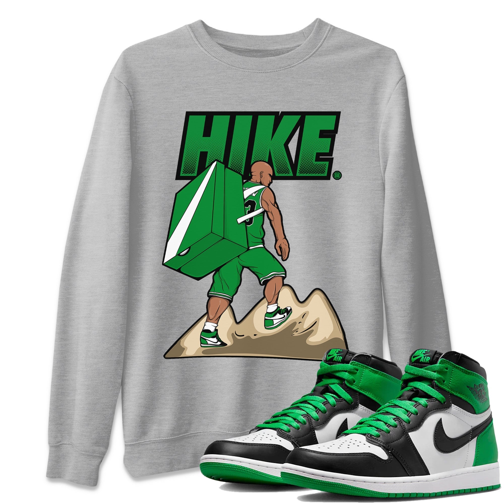 Hike Unisex Tops - Air Jordan 1 Celtics