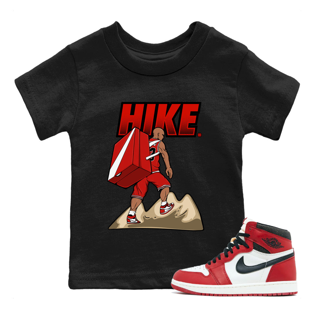 Hike Kids Tops - Air Jordan 1 Chicago