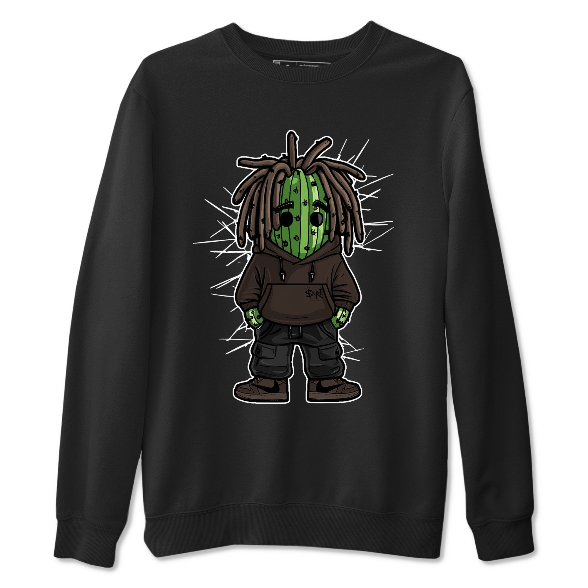 Hip Hop Cactus snkmatch Tees - Air Jordan 1 Travis Scott Velvet Brown