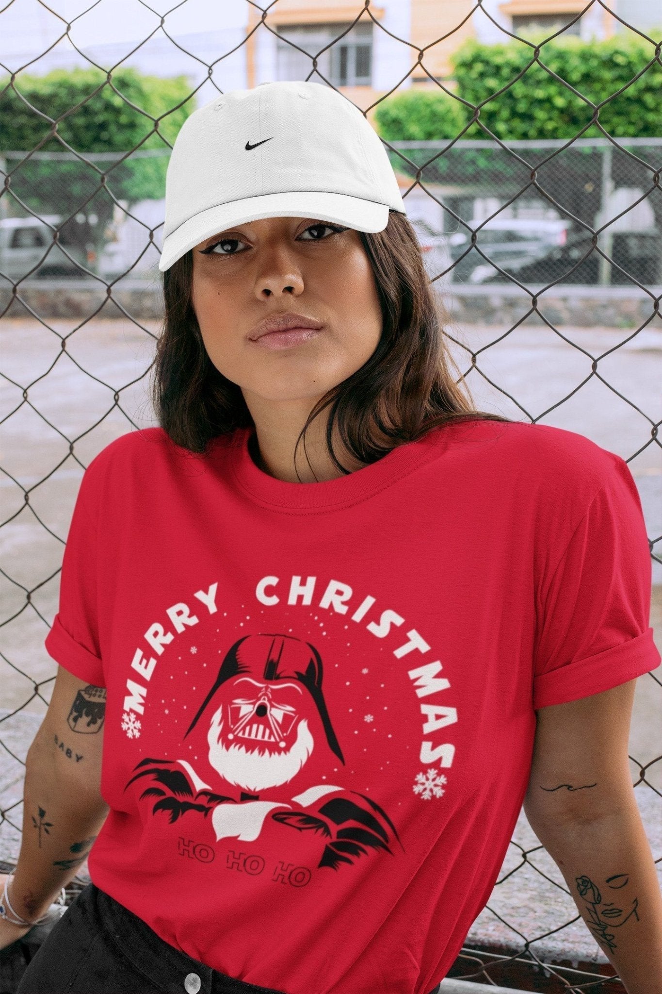 Ho Ho Ho Unisex Tops - Air Jordan 4 Red Thunder