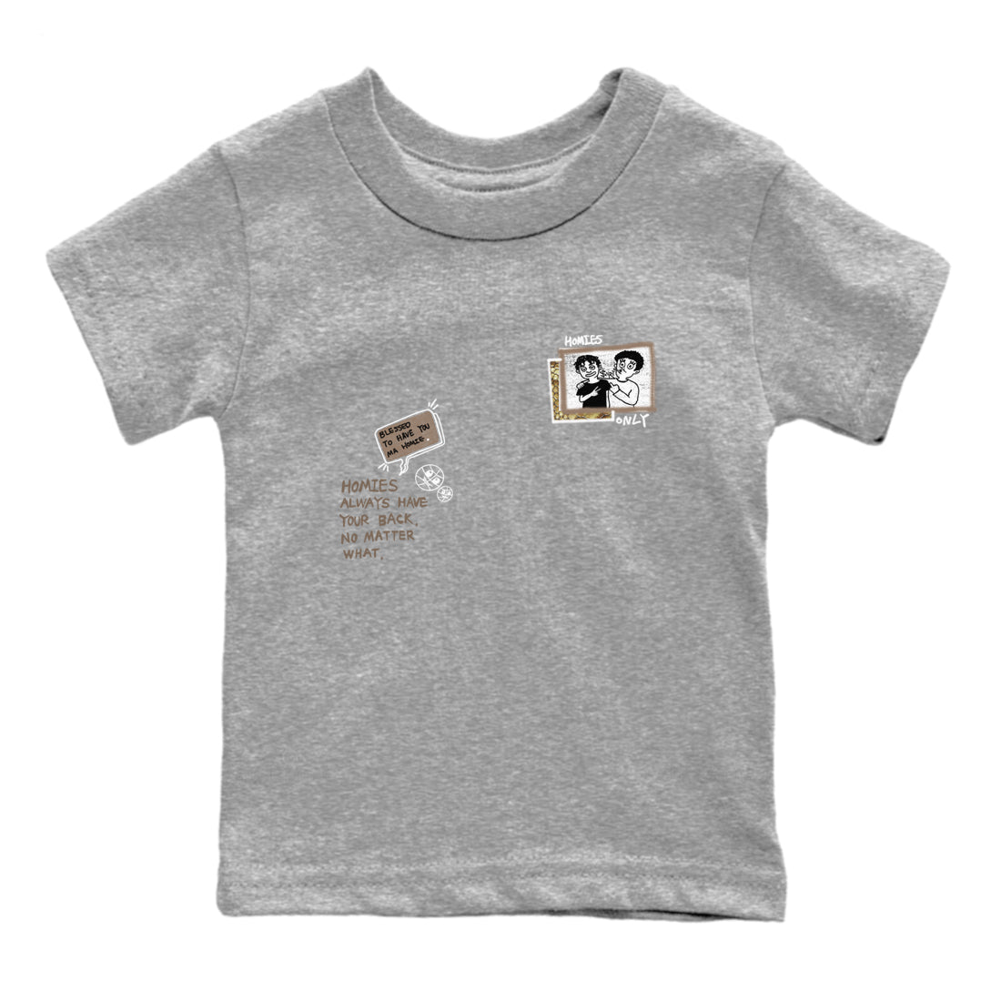 Homies Only snkmatch Tees Kids - Air Force 1 Ivory Snake