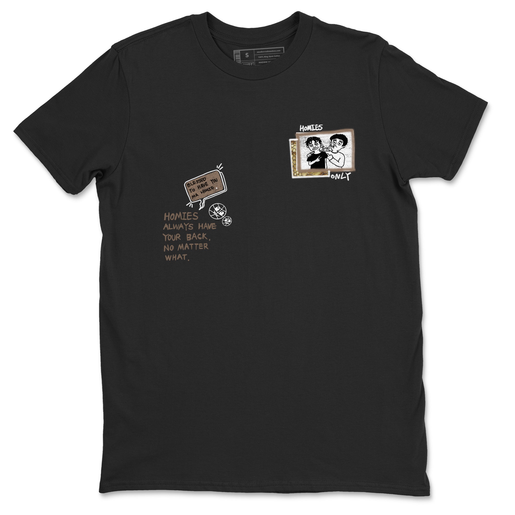 Homies Only snkmatch Tees - Air Force 1 Ivory Snake