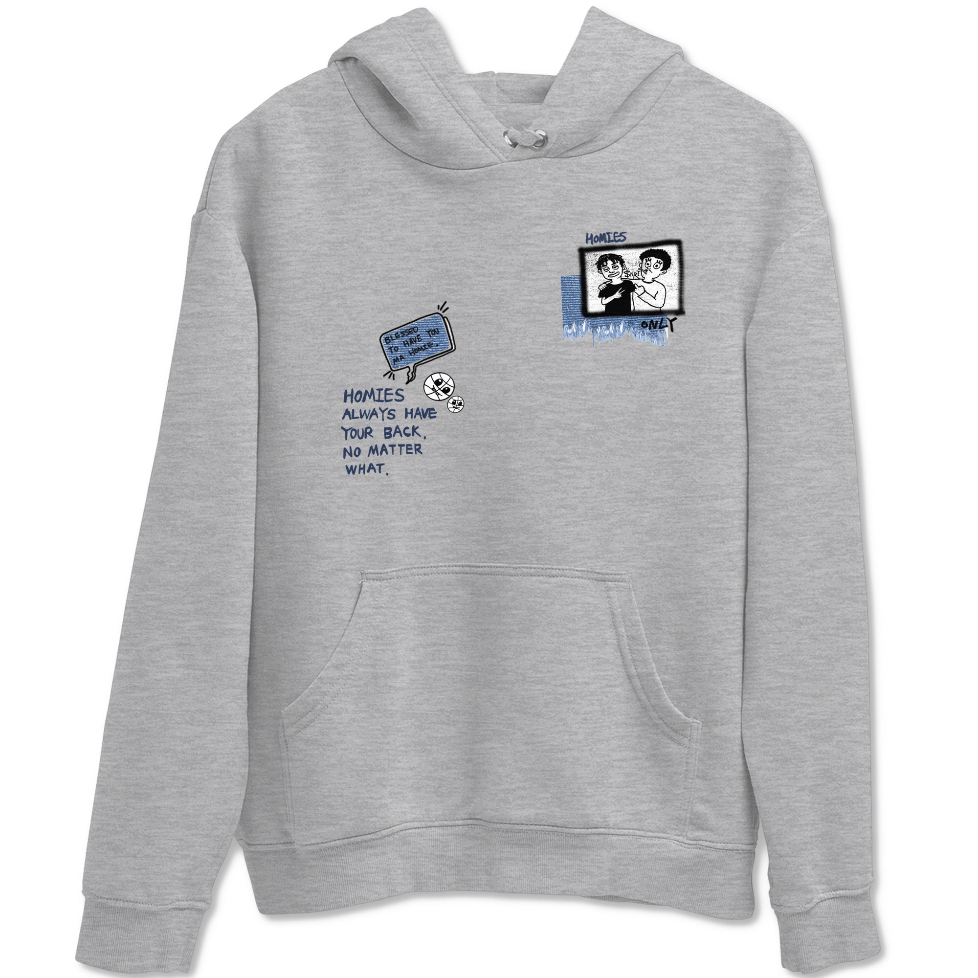 Homies Only snkmatch Tees - Air Jordan 1 Denim 2024
