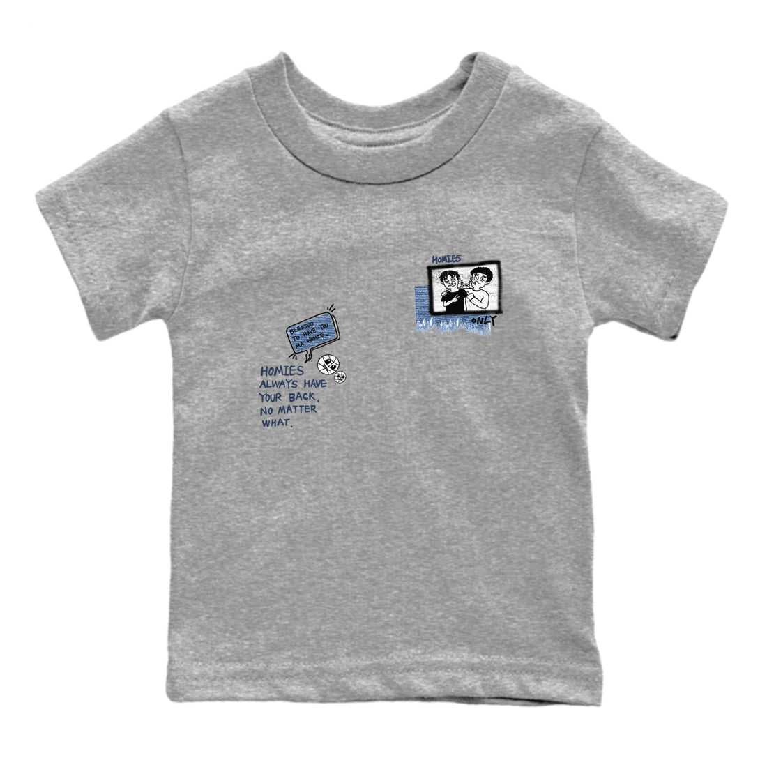 Homies Only snkmatch Tees Kids - Air Jordan 1 Denim 2024