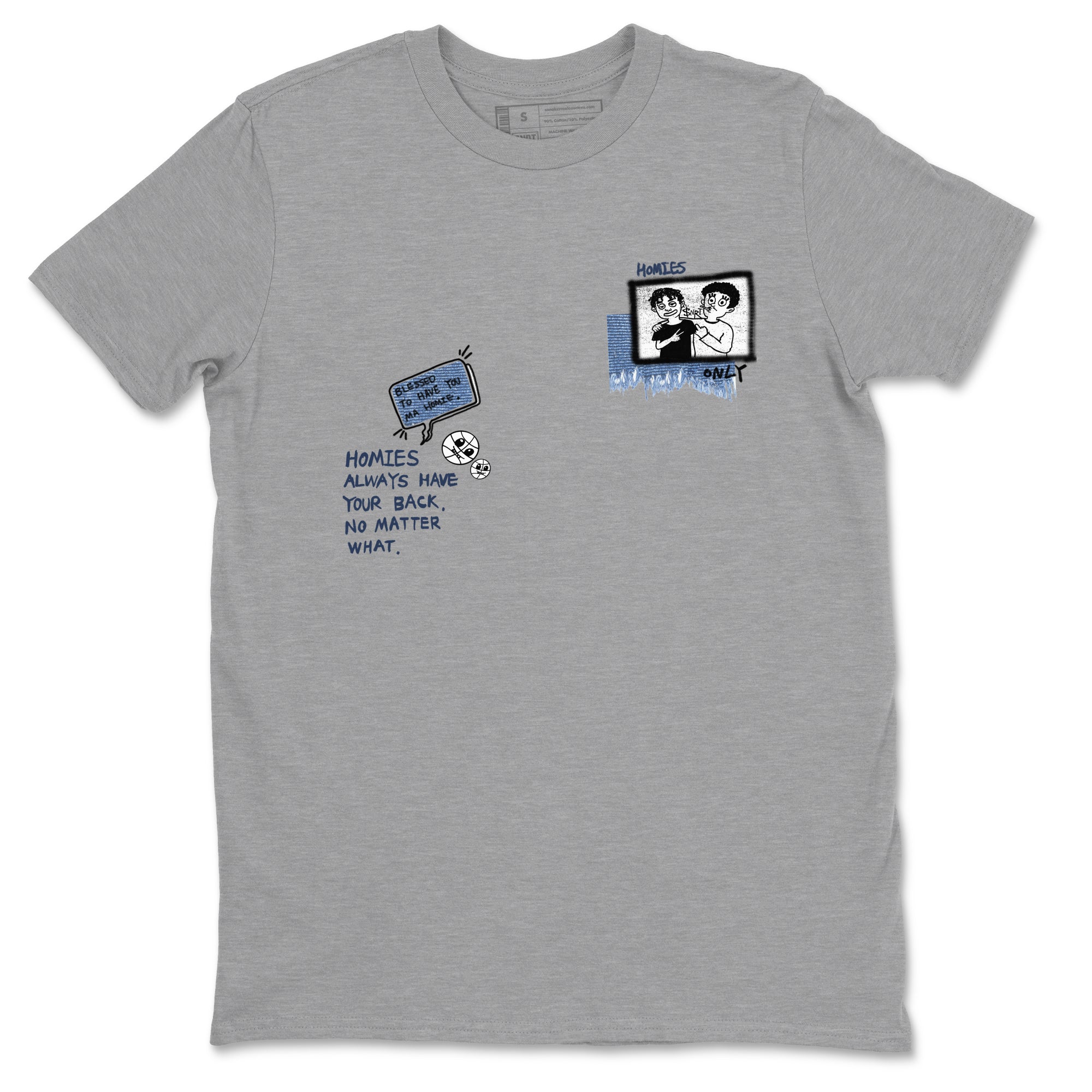 Homies Only snkmatch Tees - Air Jordan 1 Denim 2024