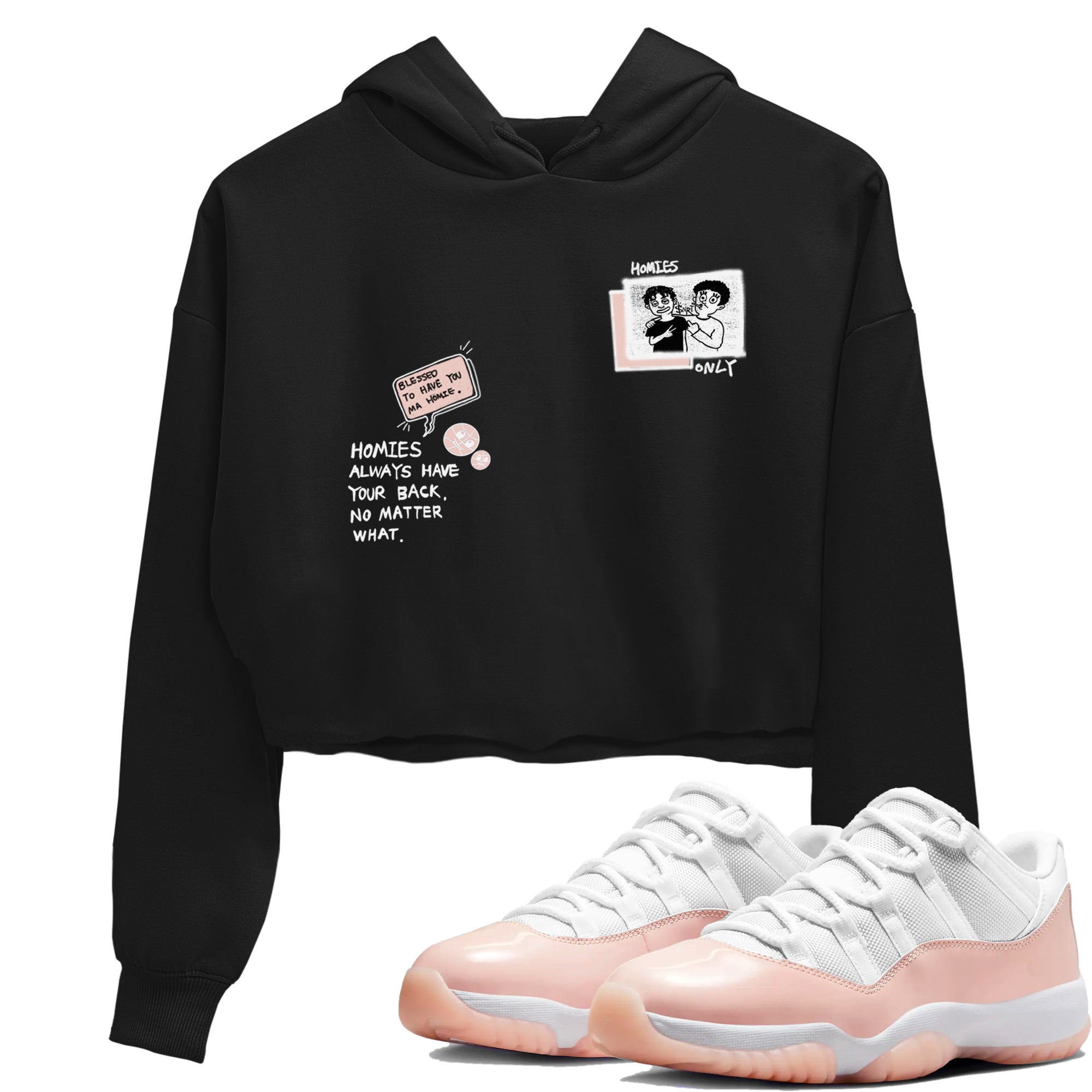 Homies Only snkmatch Women's Top - Air Jordan 11 Legend Pink