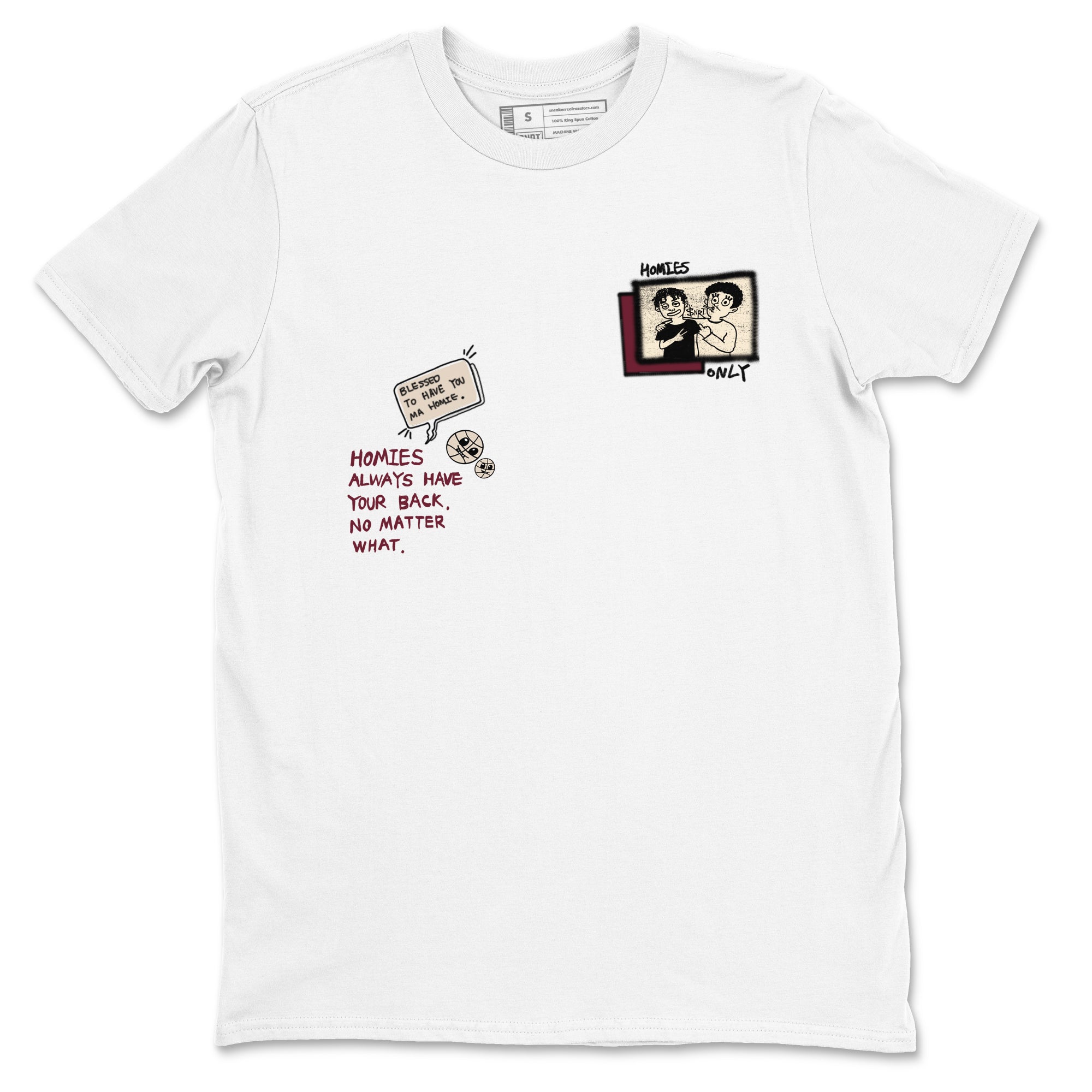 Homies Only snkmatch Tees - Air Jordan 4 A Ma Maniere x Fossil Stone