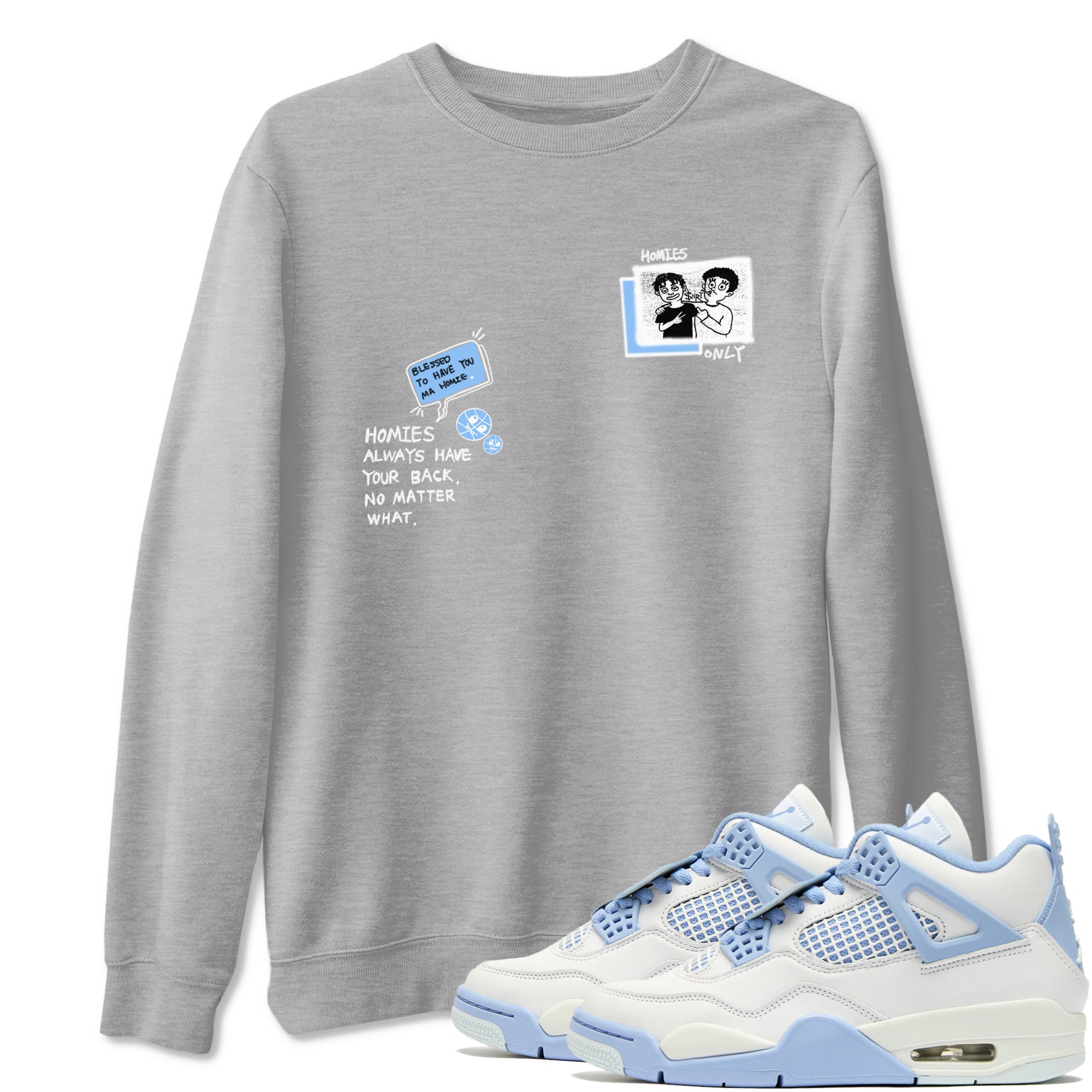 Homies Only snkmatch Tees - Air Jordan 4 Aluminum