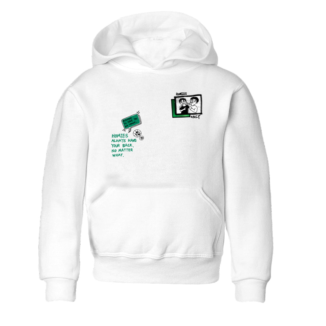 Homies Only snkmatch Tees Kids - Air Jordan 4 Oxidized Green