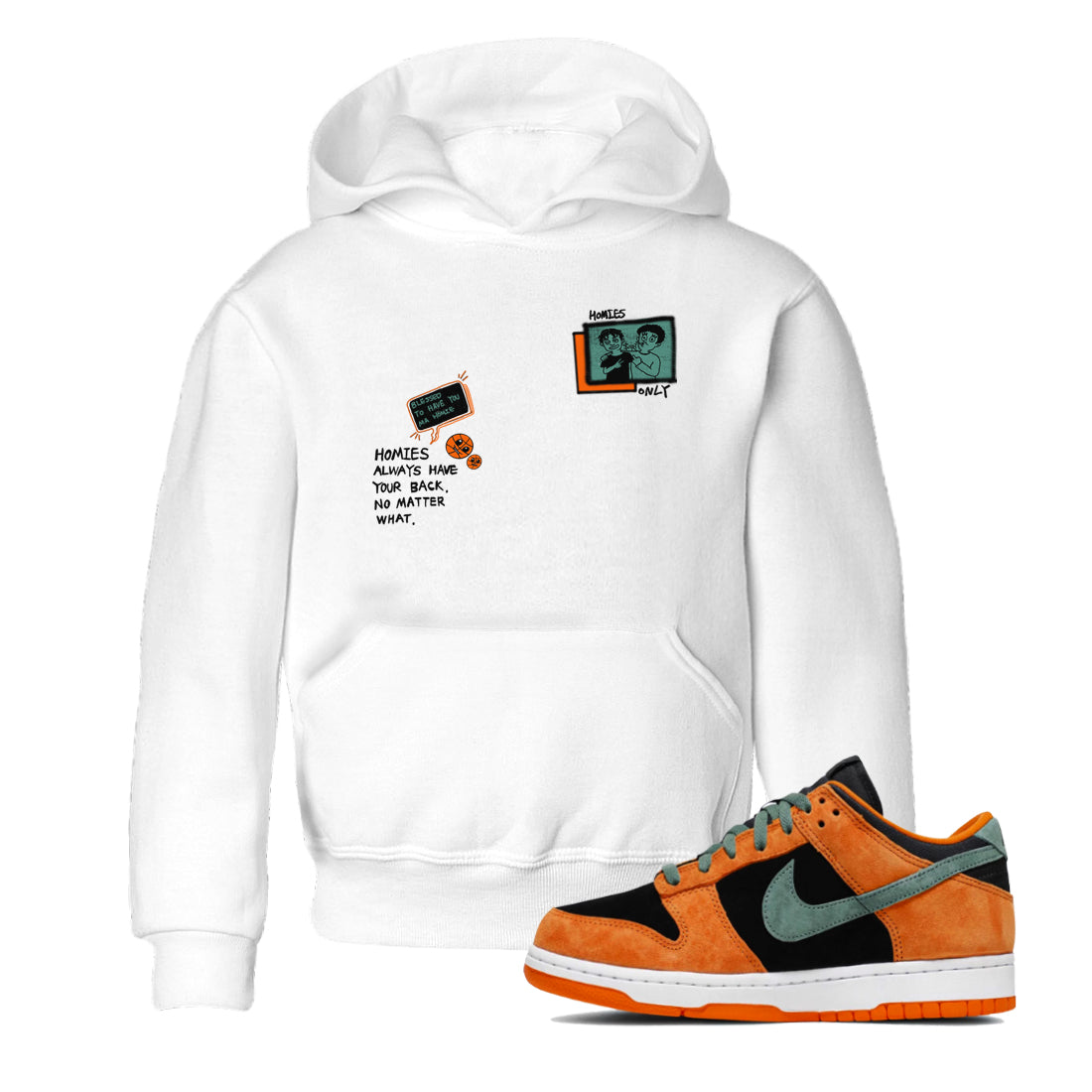 Homies Only snkmatch Tees Kids - Dunk Ceramic