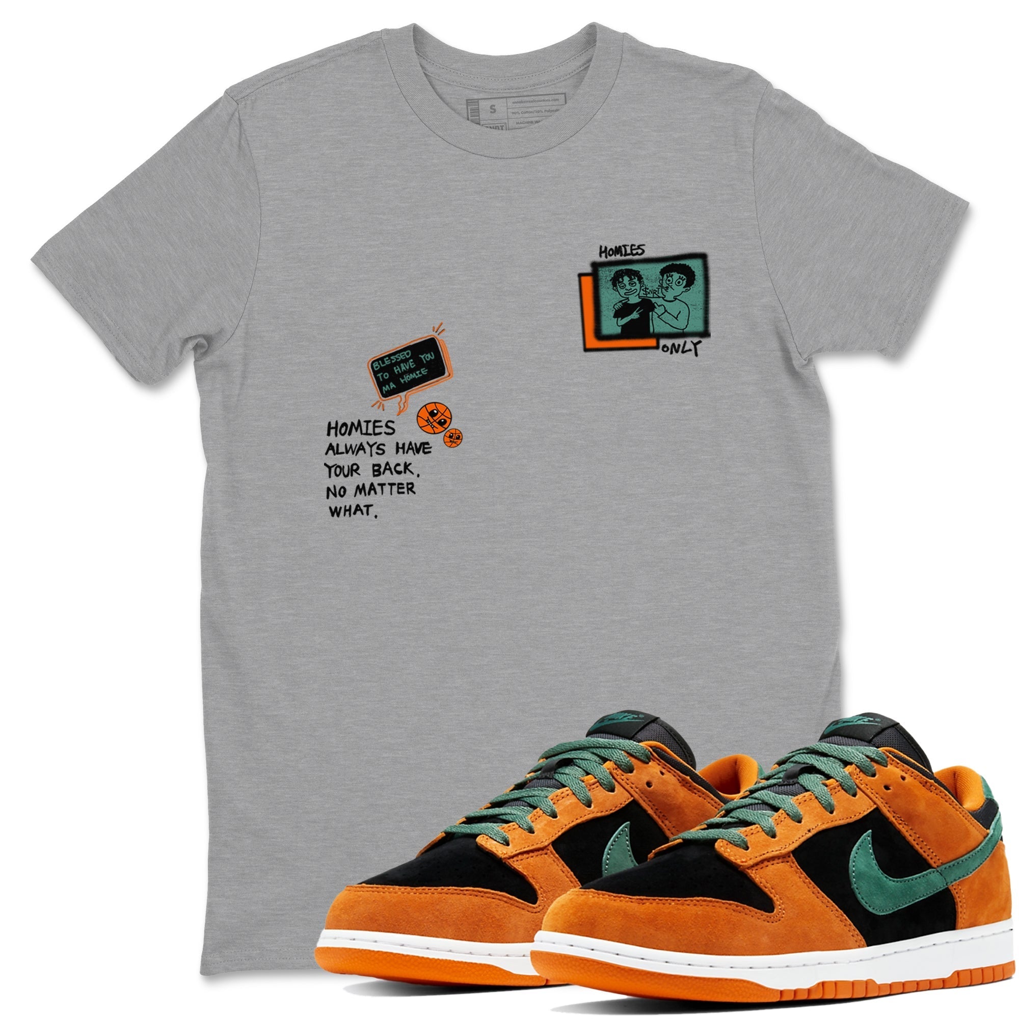 Homies Only snkmatch Tees - Dunk Ceramic