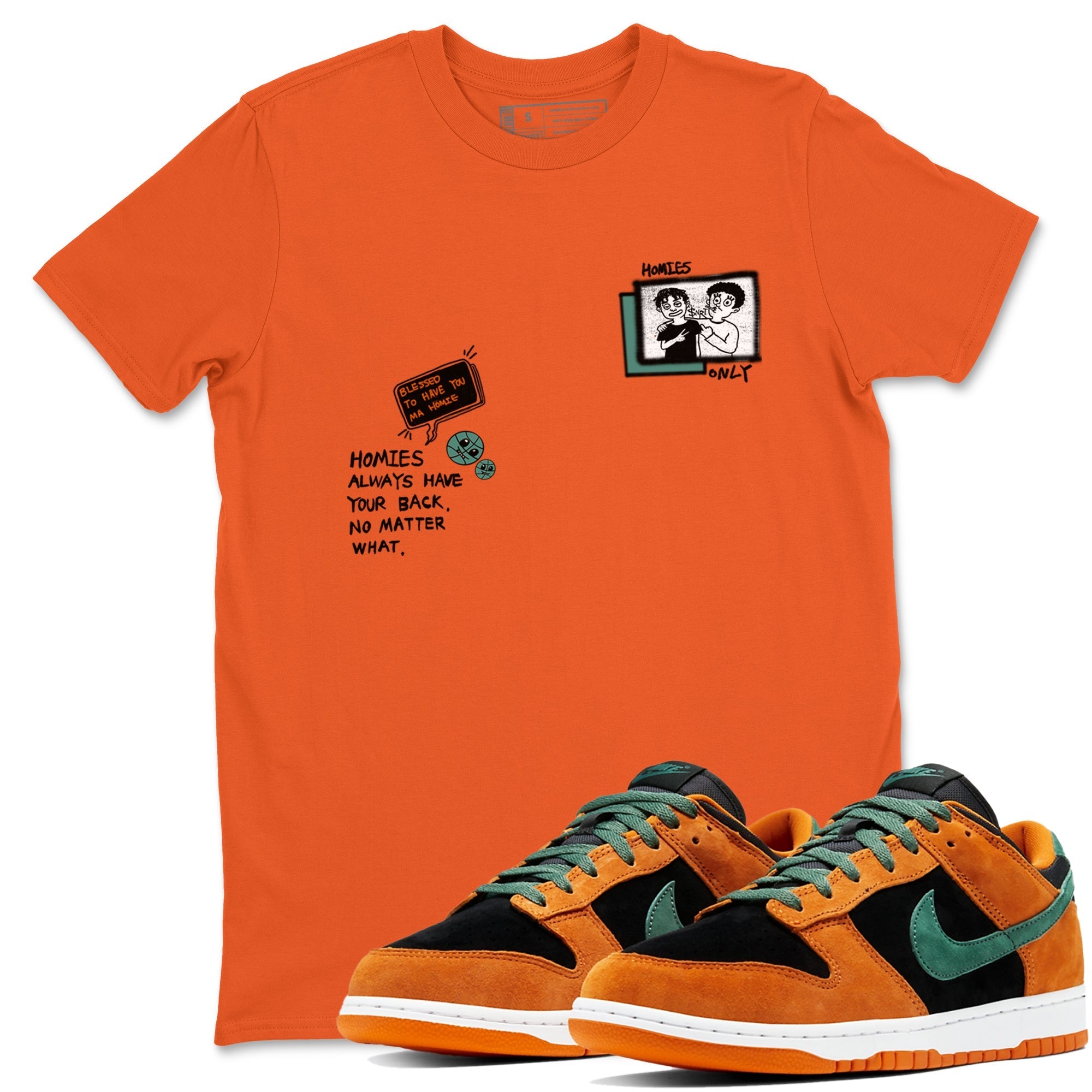 Homies Only snkmatch Tees - Dunk Ceramic