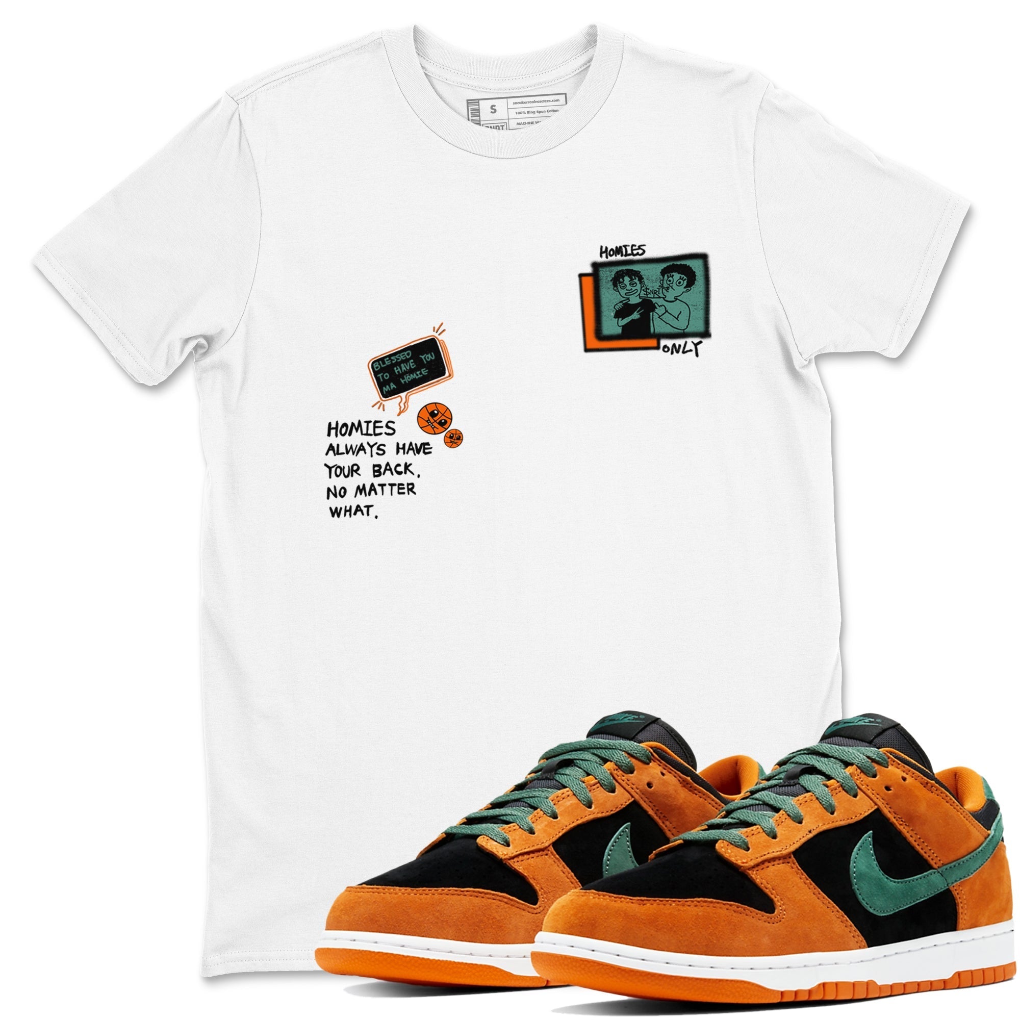 Homies Only snkmatch Tees - Dunk Ceramic