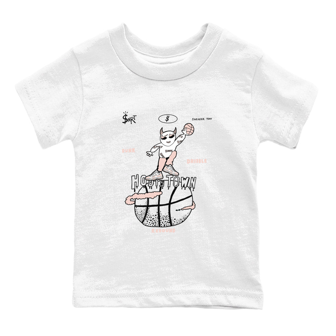 Hoops Town snkmatch Tees Kids - Air Jordan 11 Legend Pink