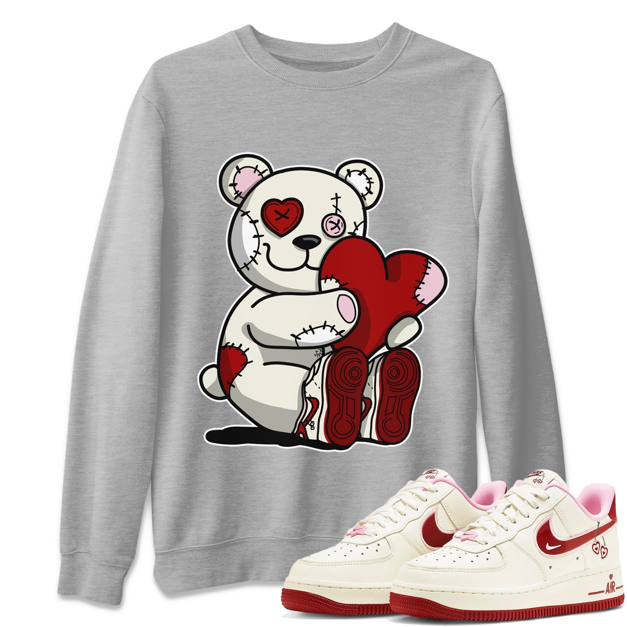 Hugging Bear Unisex Tops - Air Force 1 Valentines Day