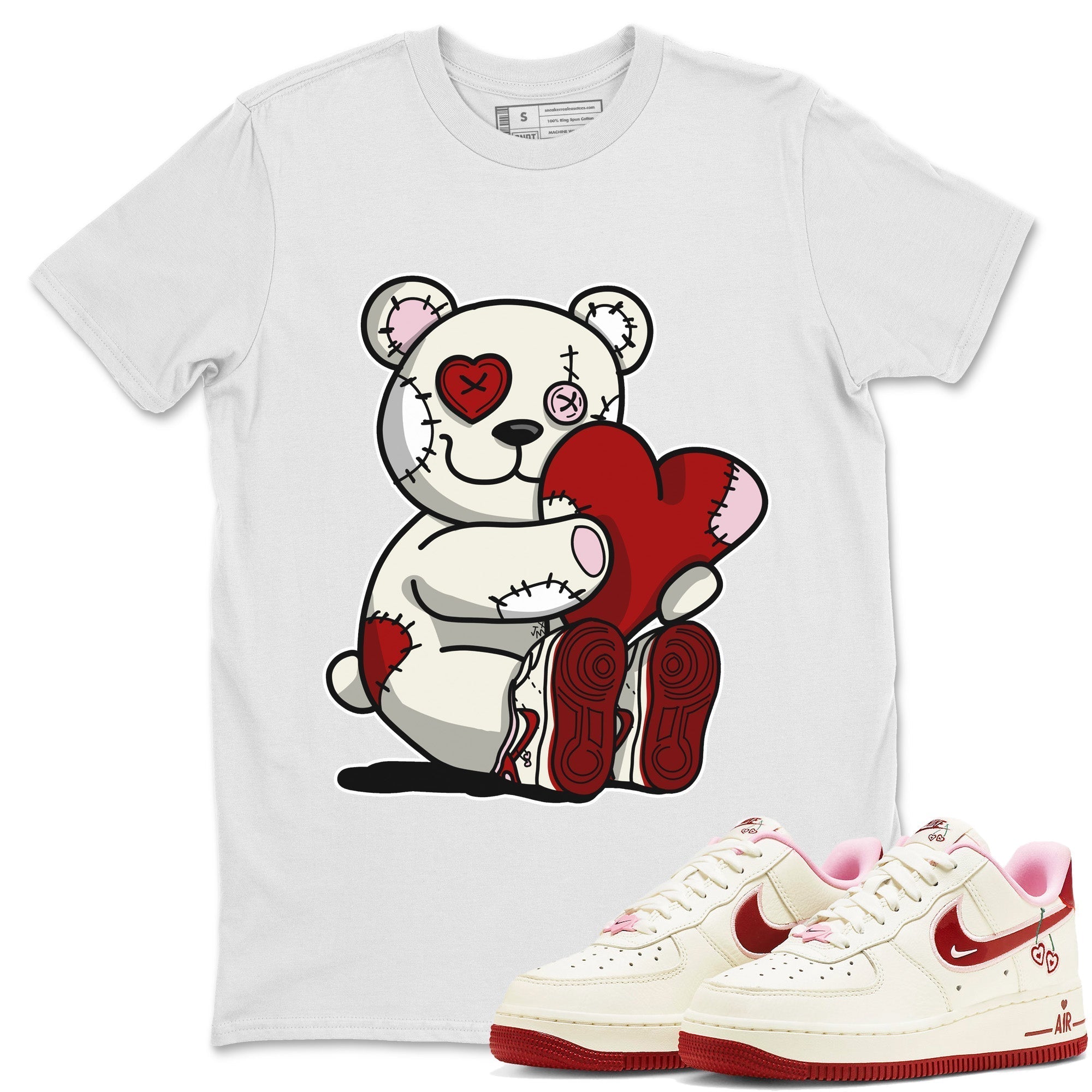Hugging Bear Unisex Tops - Air Force 1 Valentines Day