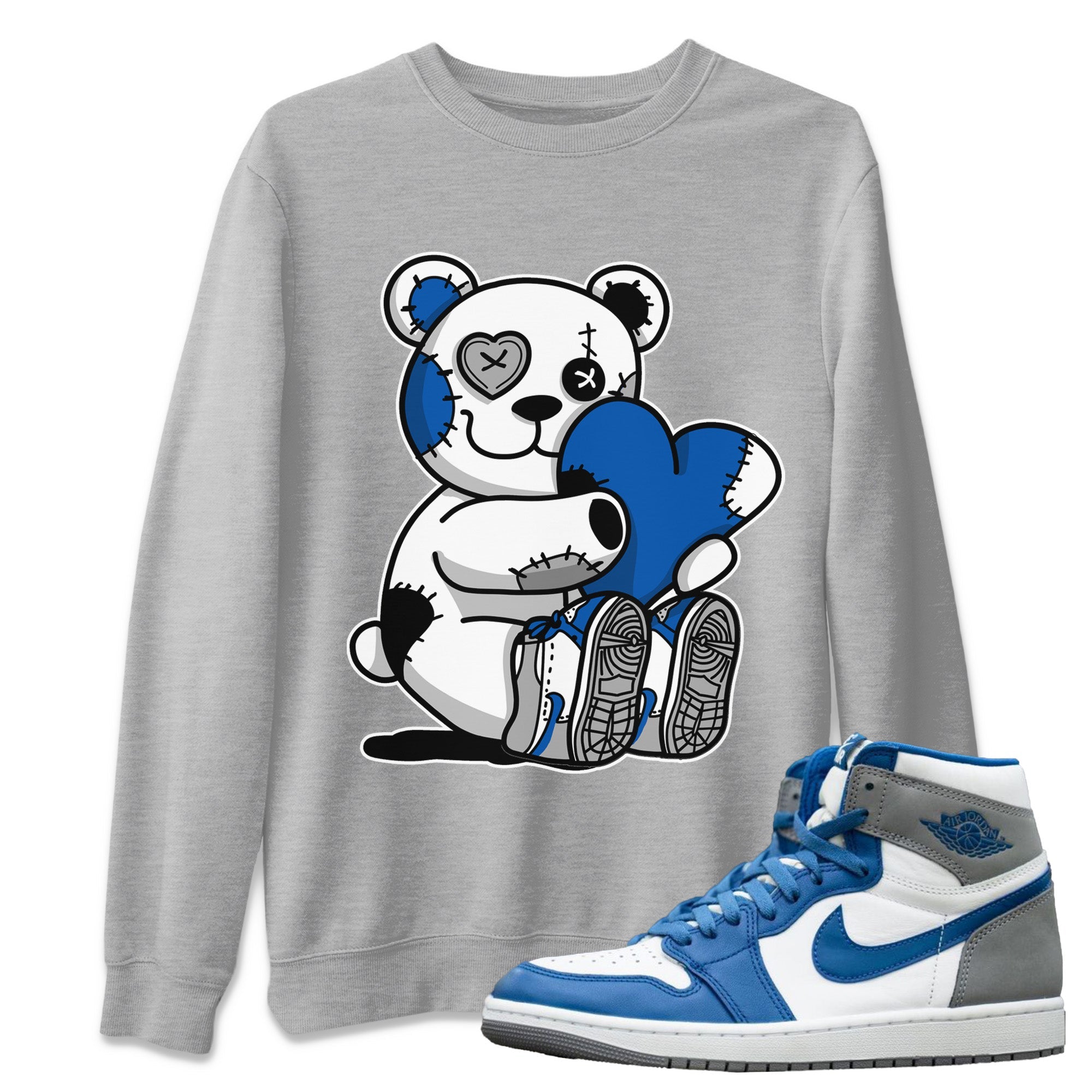 Hugging Bear Unisex Tops - Air Jordan 1 True Blue