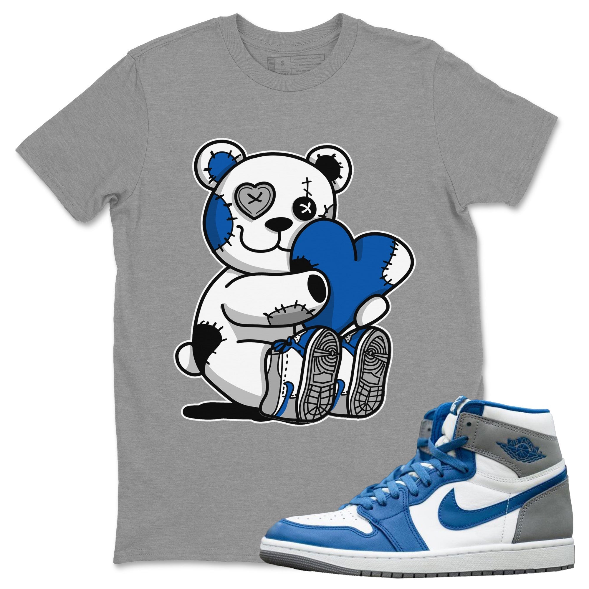 Hugging Bear Unisex Tops - Air Jordan 1 True Blue