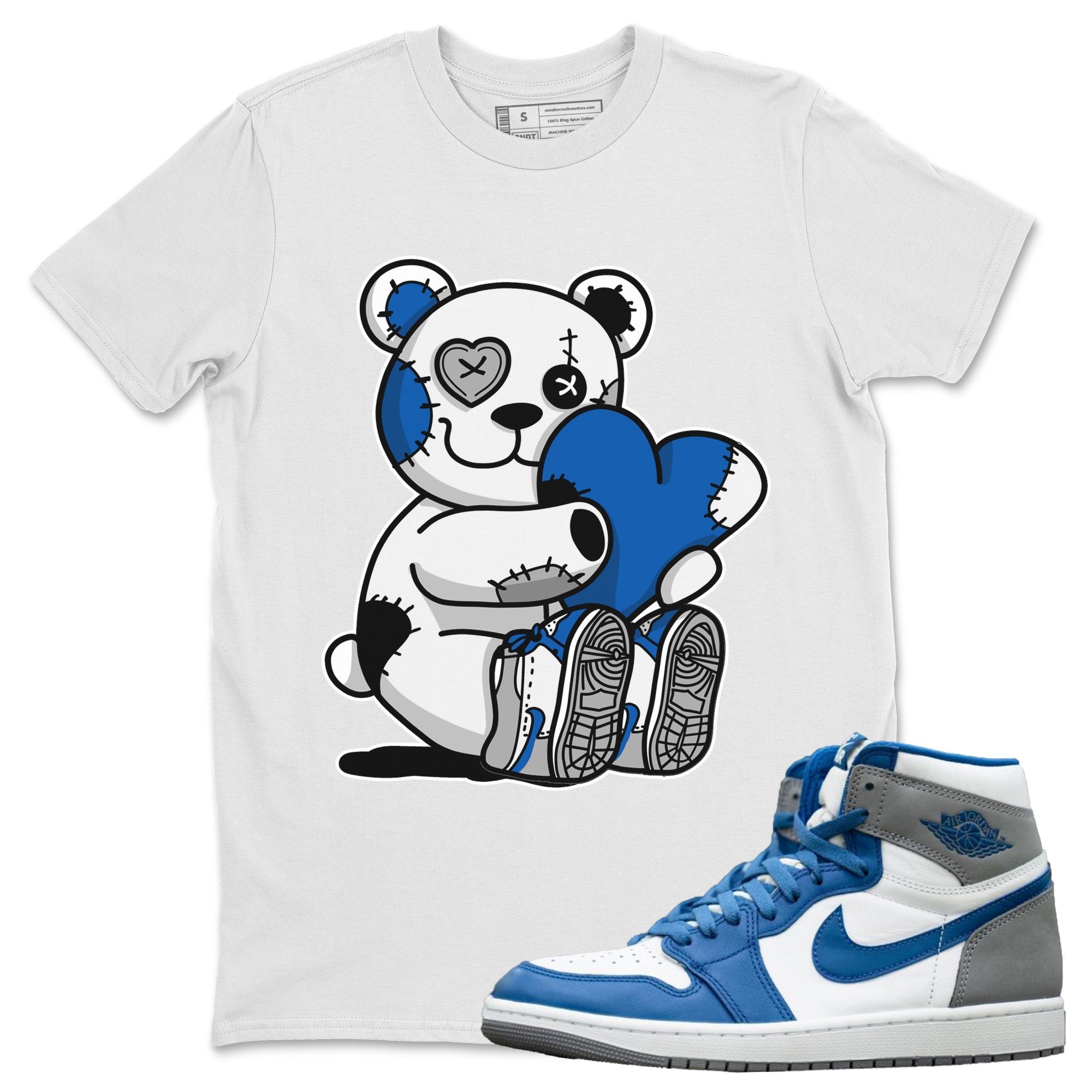 Hugging Bear Unisex Tops - Air Jordan 1 True Blue