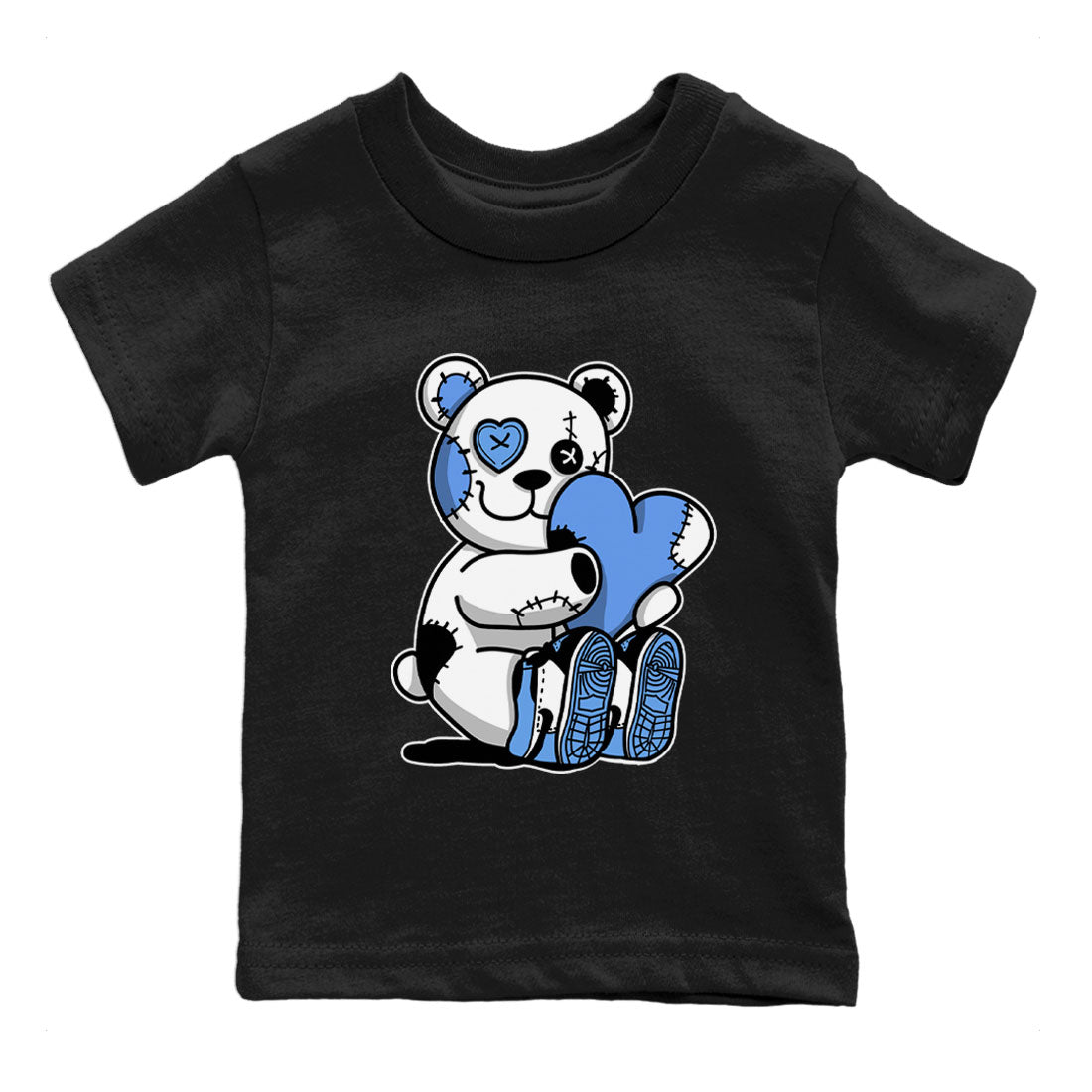 Hugging Bear snkmatch Tee Kids - Air Jordan 1 UNC Toe