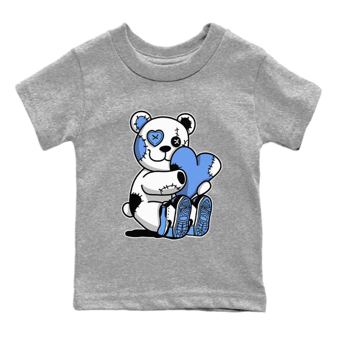 Hugging Bear snkmatch Tee Kids - Air Jordan 1 UNC Toe