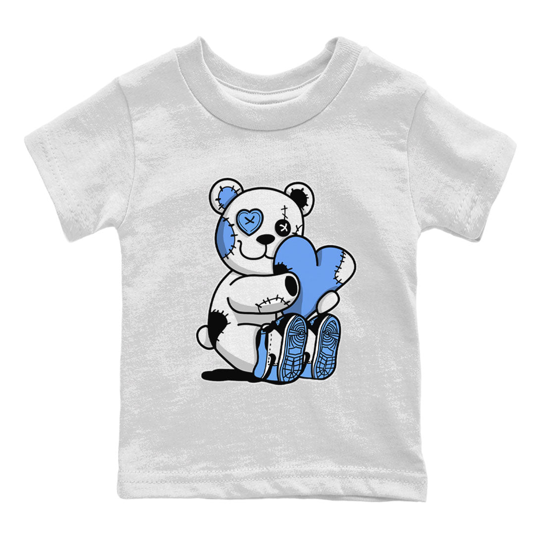 Hugging Bear snkmatch Tee Kids - Air Jordan 1 UNC Toe