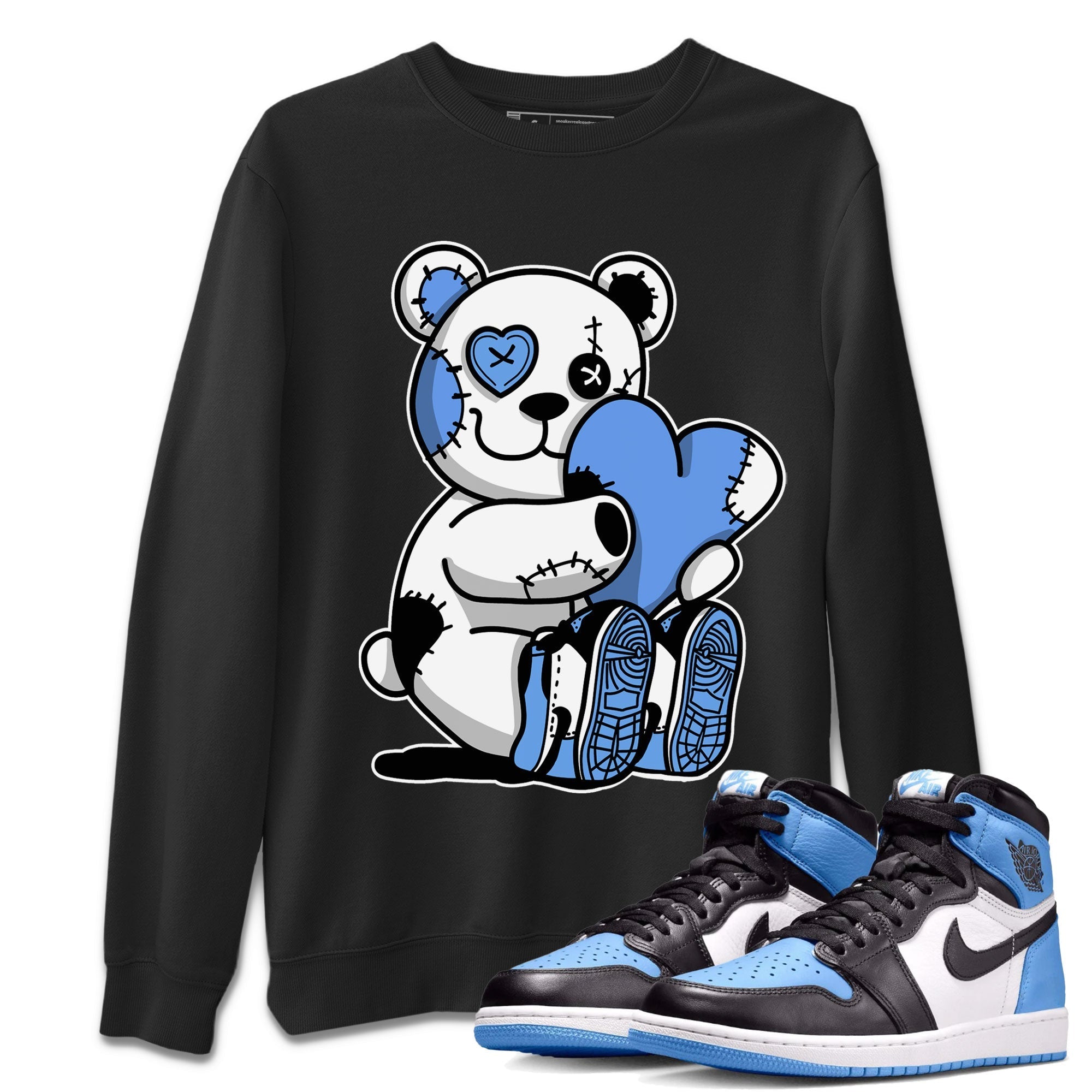 Hugging Bear snkmatch Tee - Air Jordan 1 UNC Toe