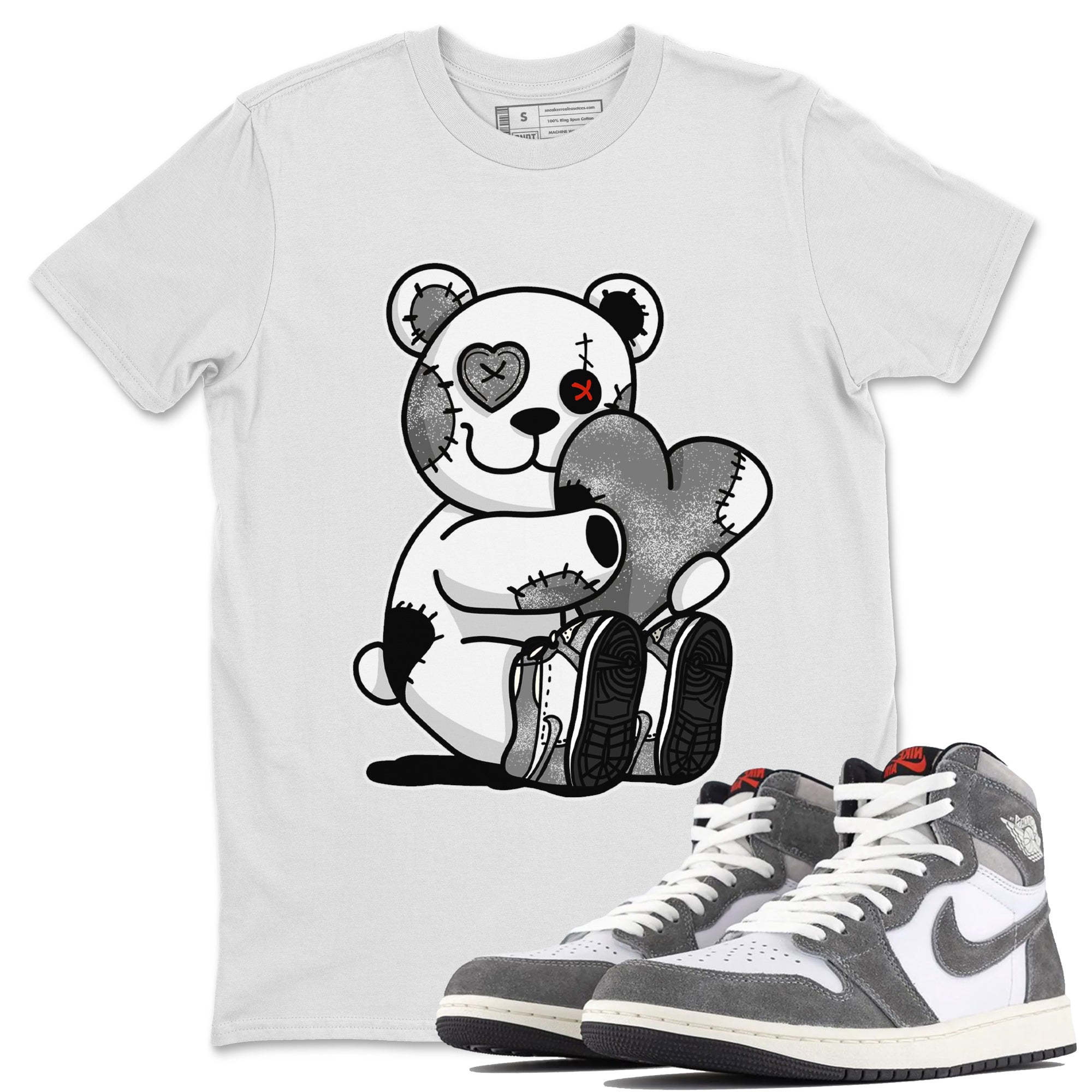 Hugging Bear Unisex Tops - Air Jordan 1 Washed Heritage