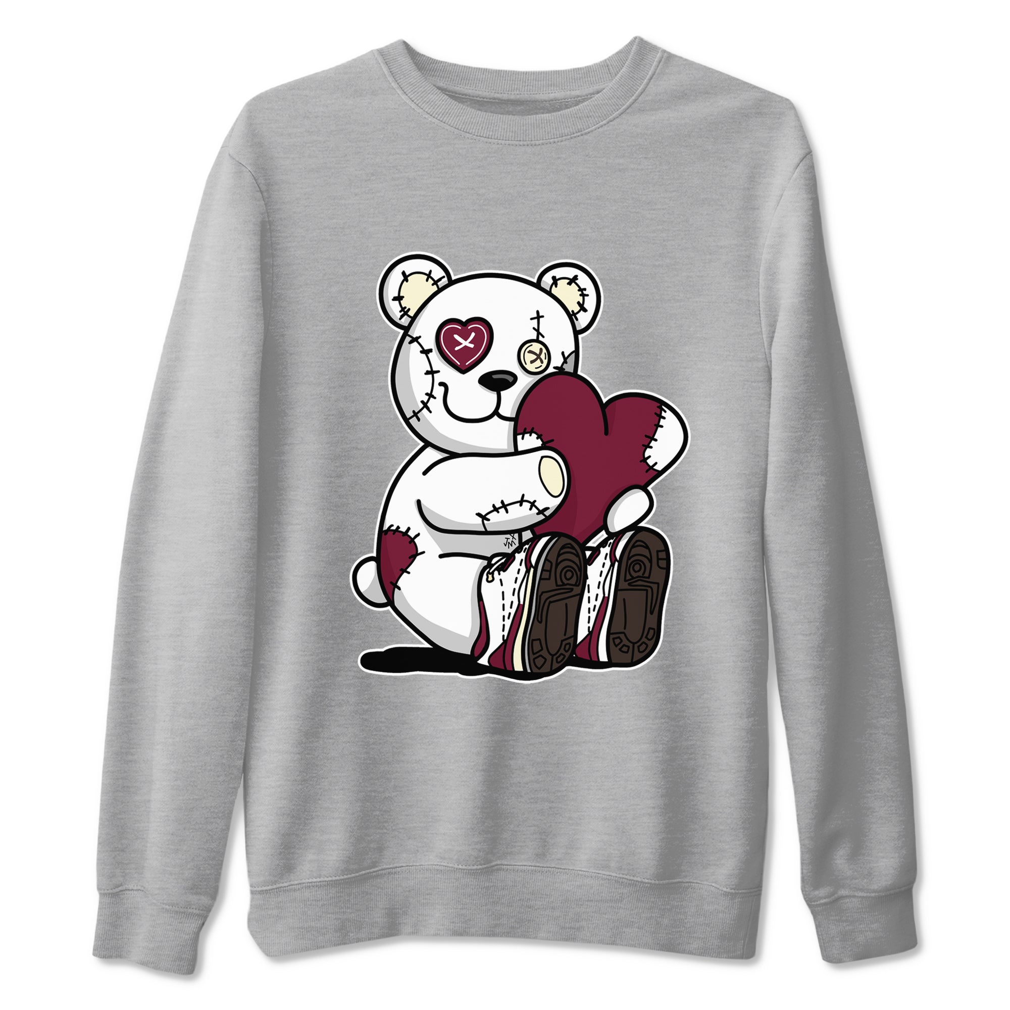 Hugging Bear snkmatch Tees - Air Jordan 3 A Ma Maniere x Burgundy Crush