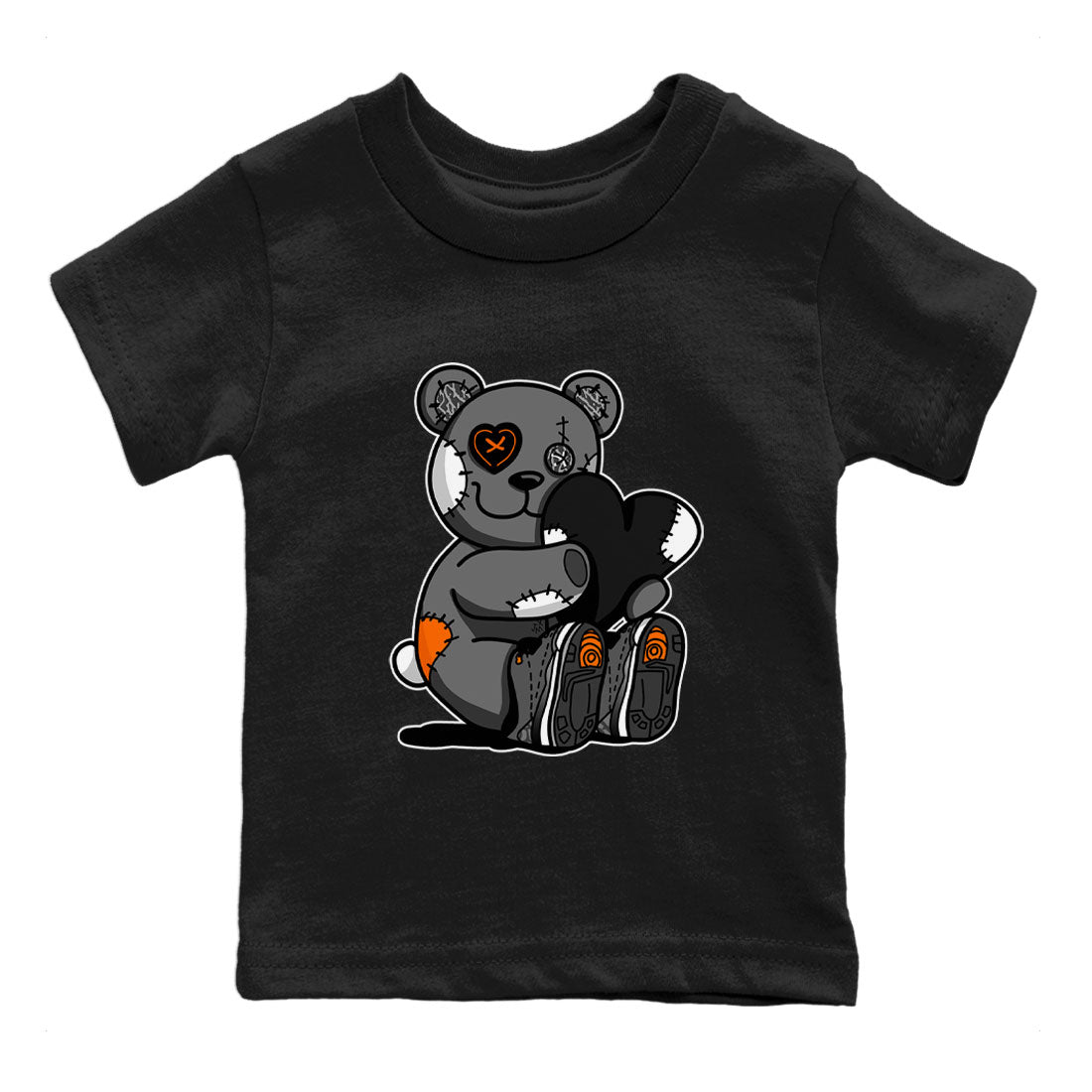Hugging Bear snkmatch Tee Kids - Air Jordan 3 Fear