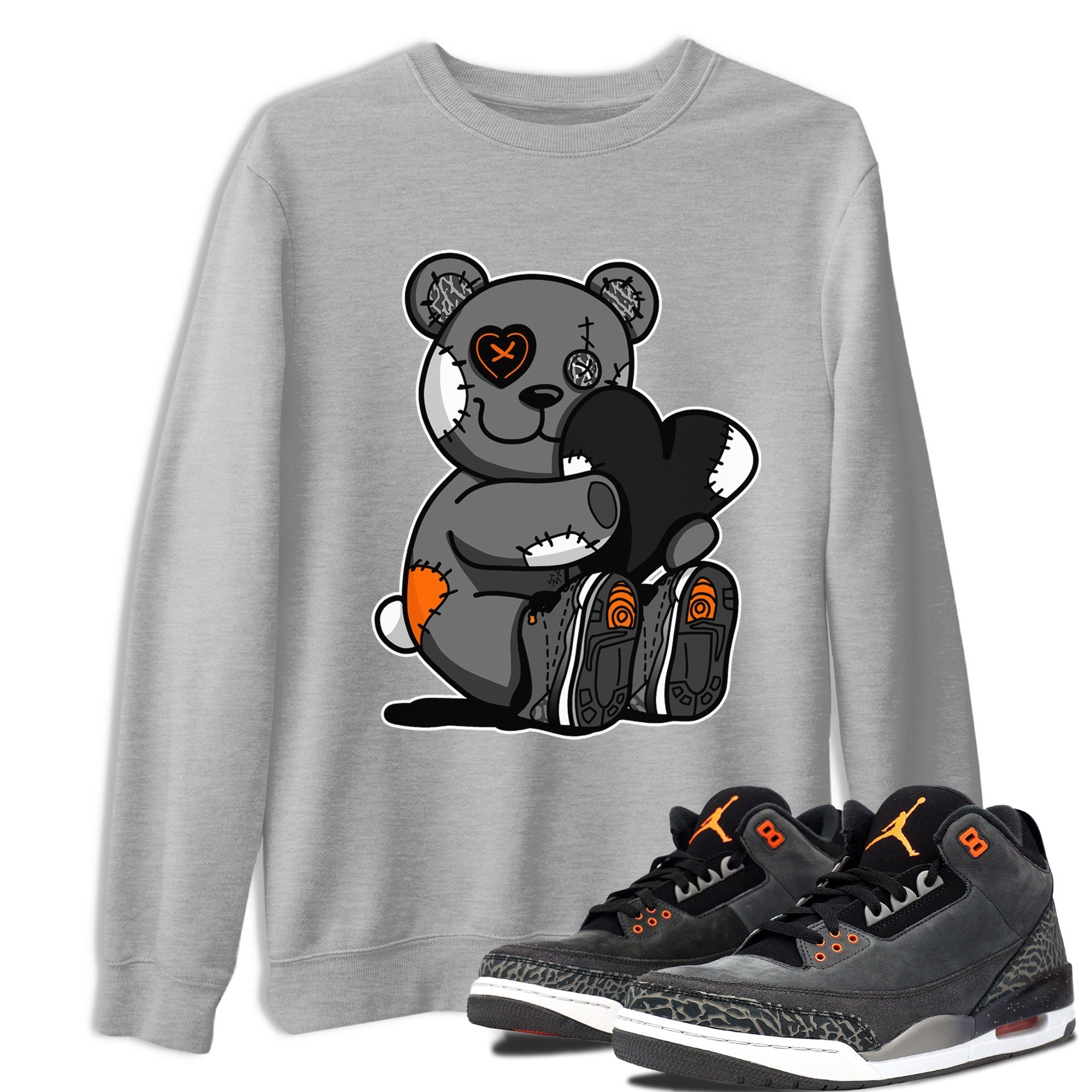 Hugging Bear snkmatch Tee - Air Jordan 3 Fear
