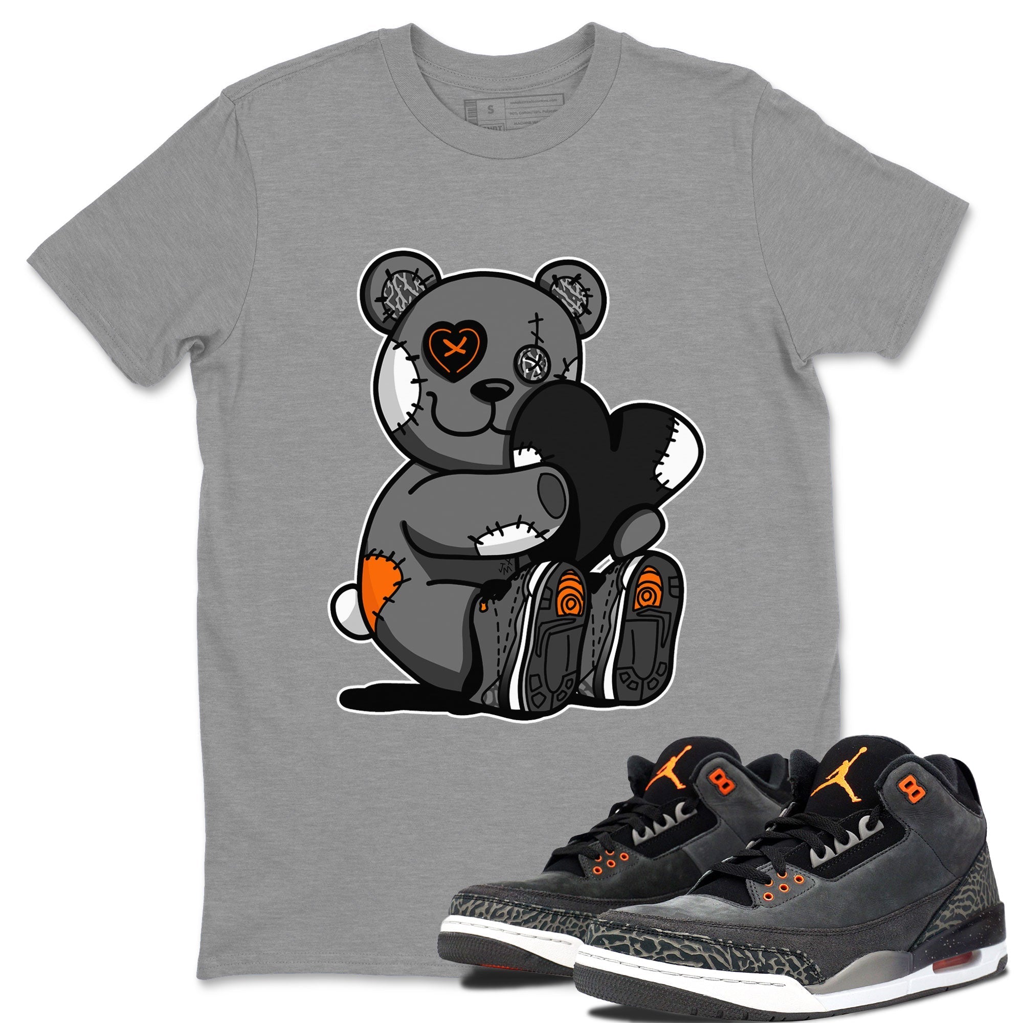 Hugging Bear snkmatch Tee - Air Jordan 3 Fear