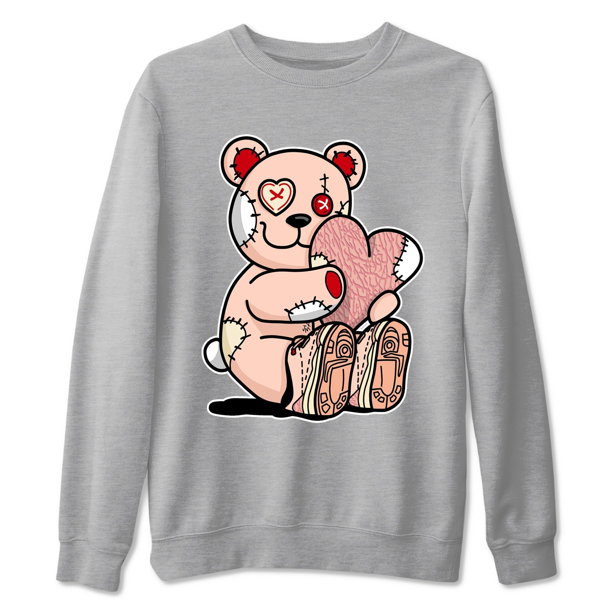 Hugging Bear snkmatch Tees - Air Jordan 3 Valentines Day