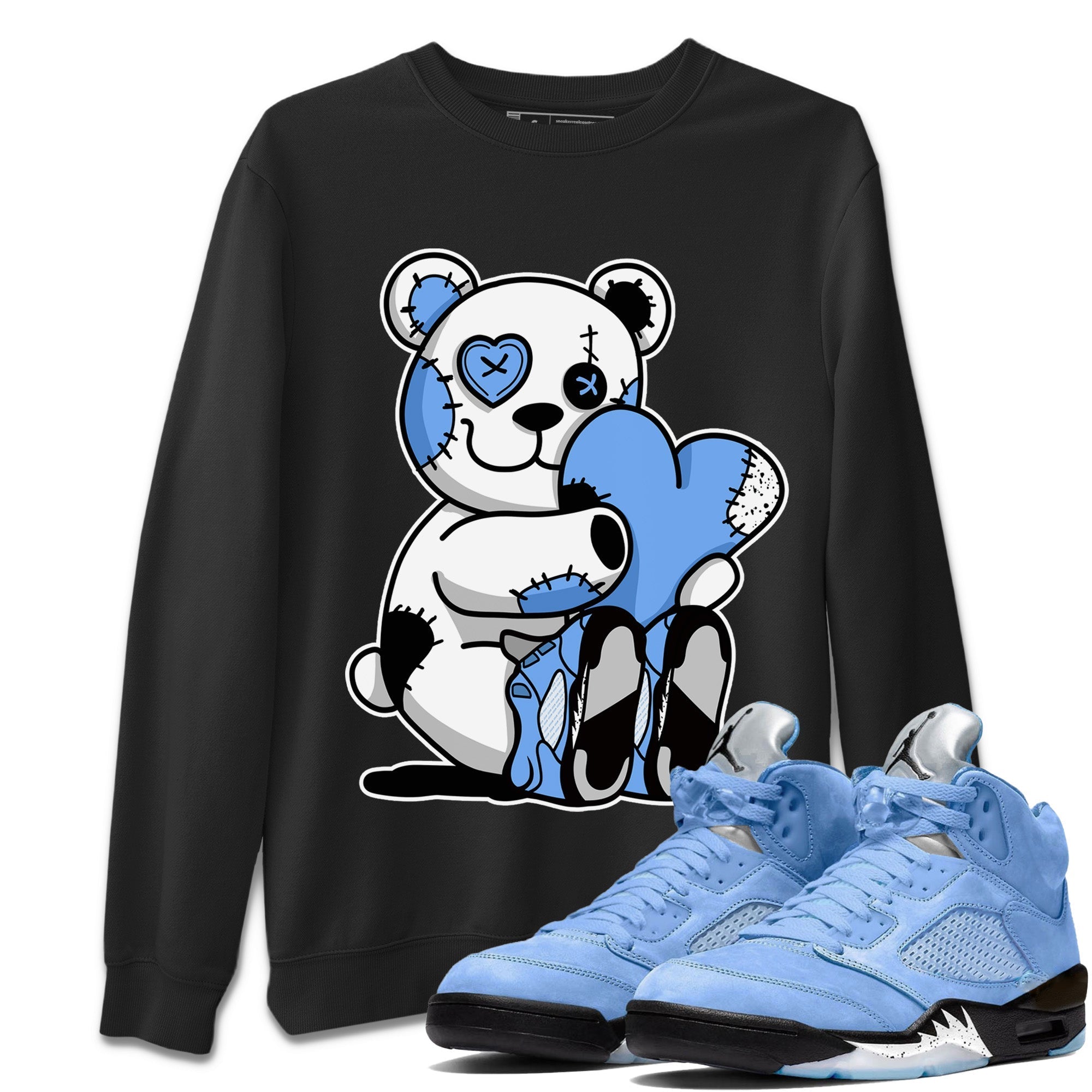 Hugging Bear Unisex Tops - Air Jordan 5 UNC