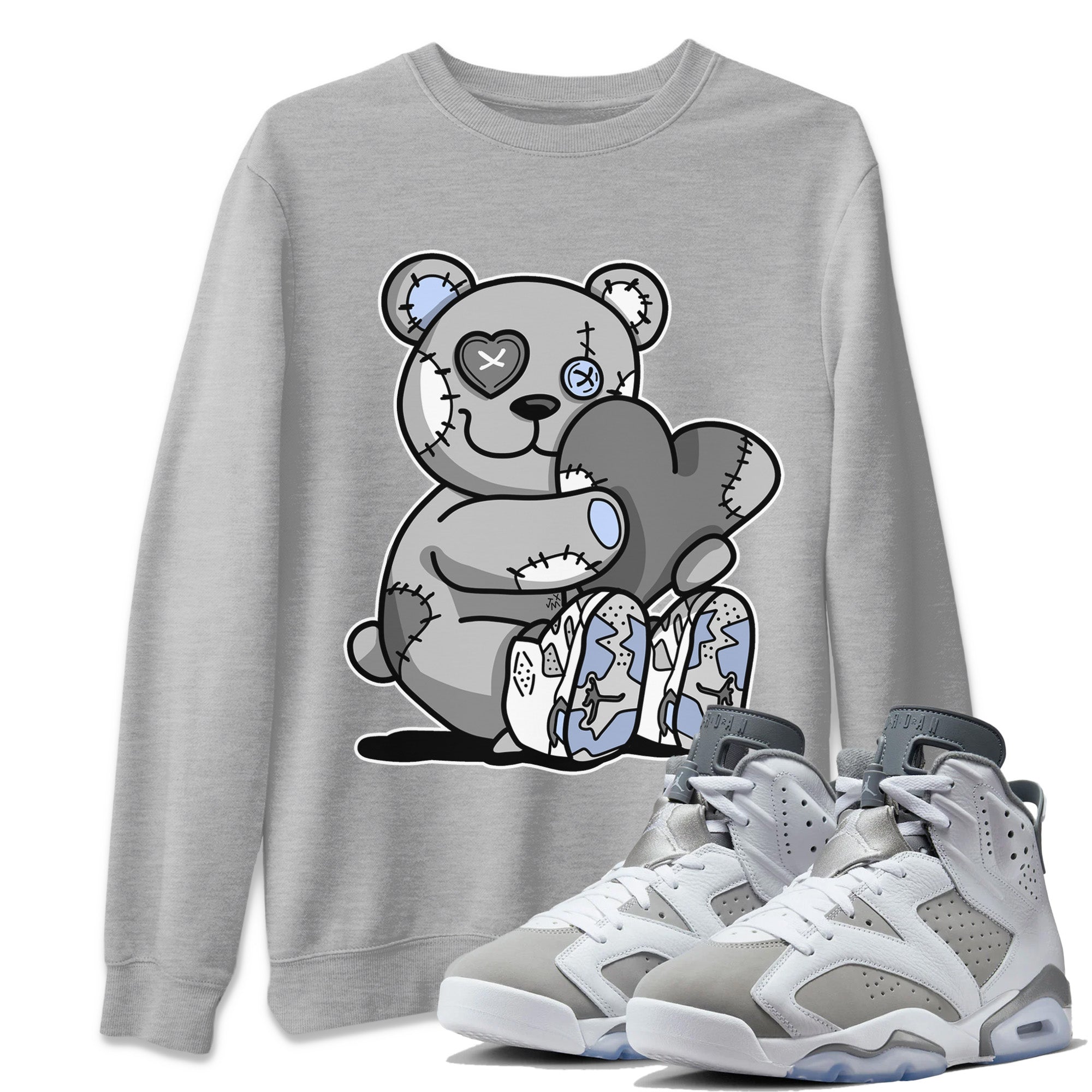 Hugging Bear Unisex Tops - Air Jordan 6 Cool Grey