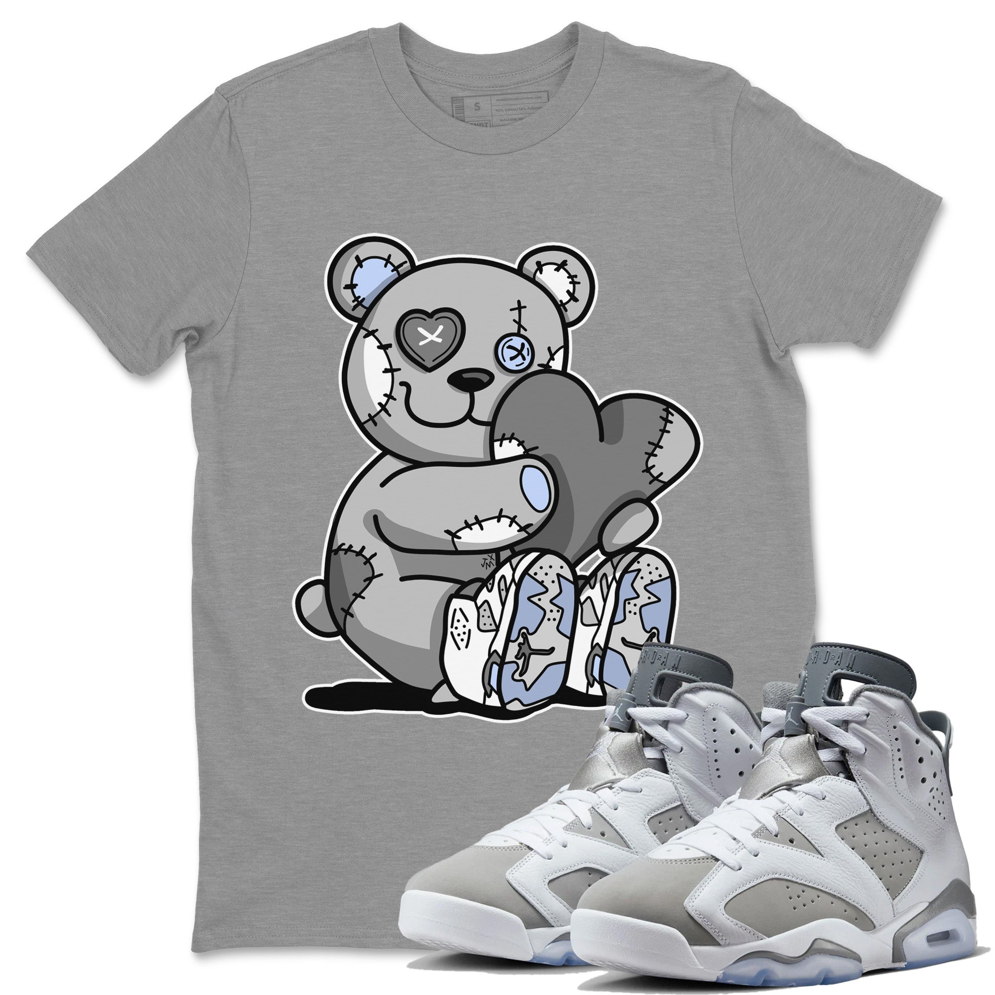 Hugging Bear Unisex Tops - Air Jordan 6 Cool Grey