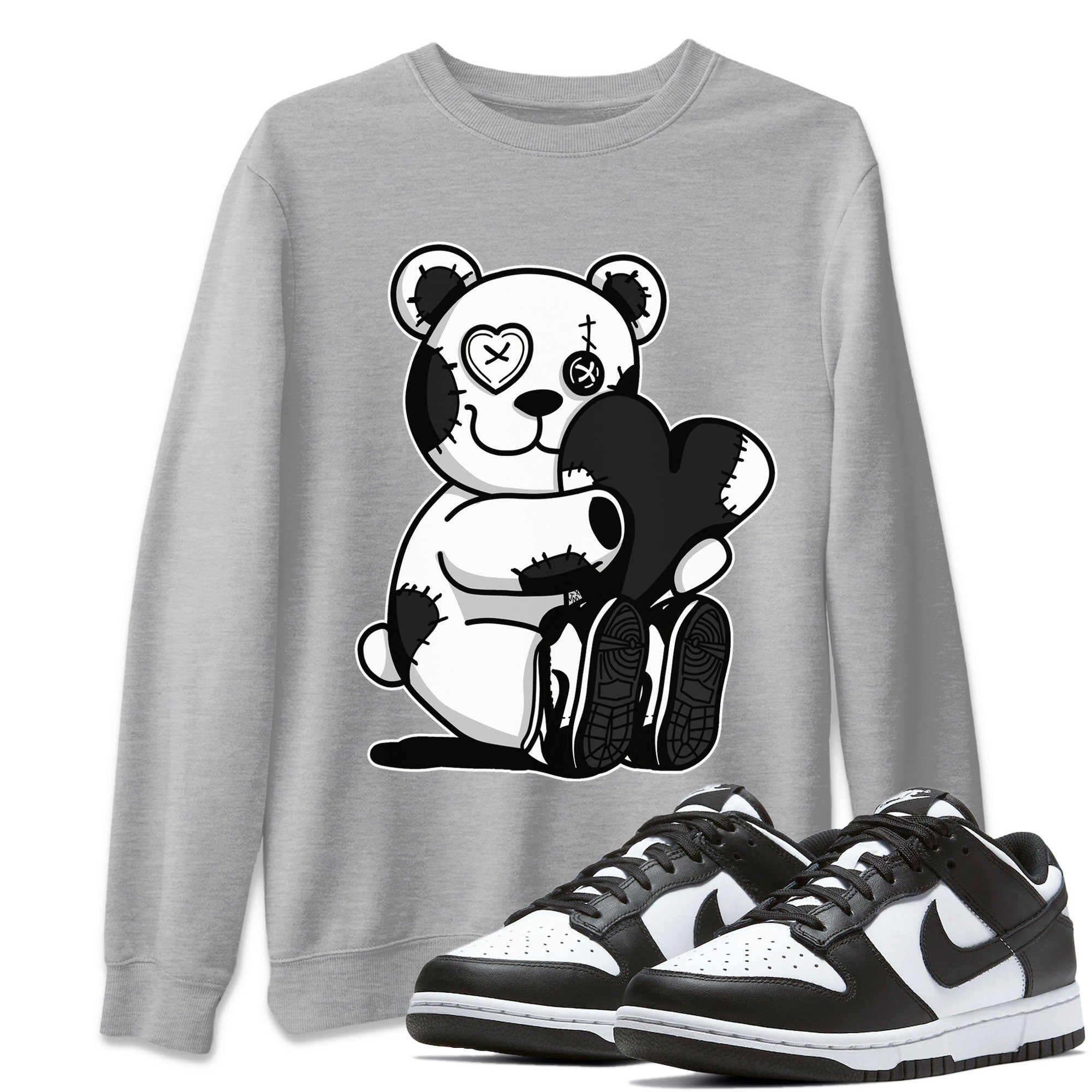 Hugging Bear Unisex Tops - Dunk Panda