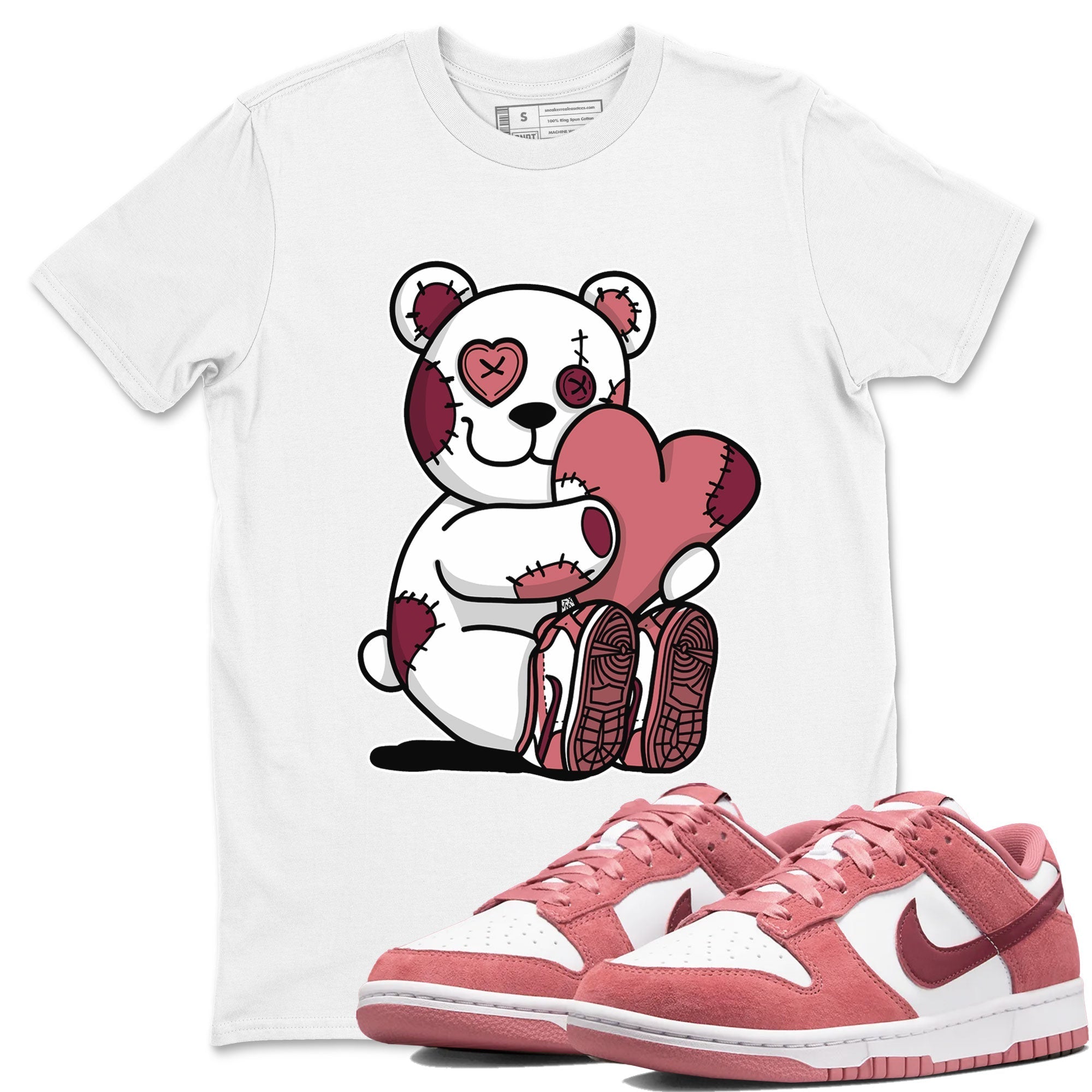 Hugging Bear snkmatch Tee - Dunk Valentines Day 2024