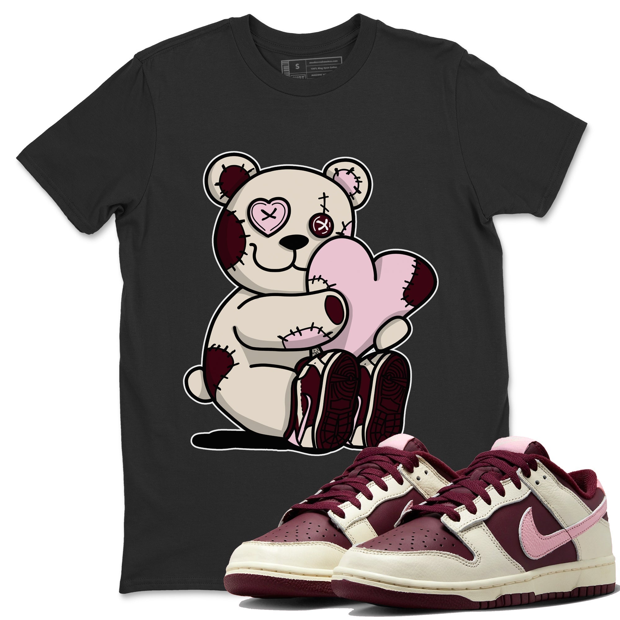 Hugging Bear Unisex Tops - Dunk Valentines Day