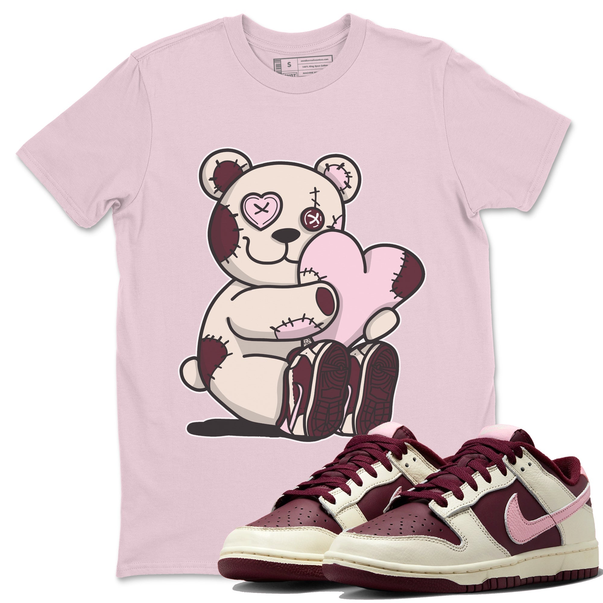 Hugging Bear Unisex Tops - Dunk Valentines Day