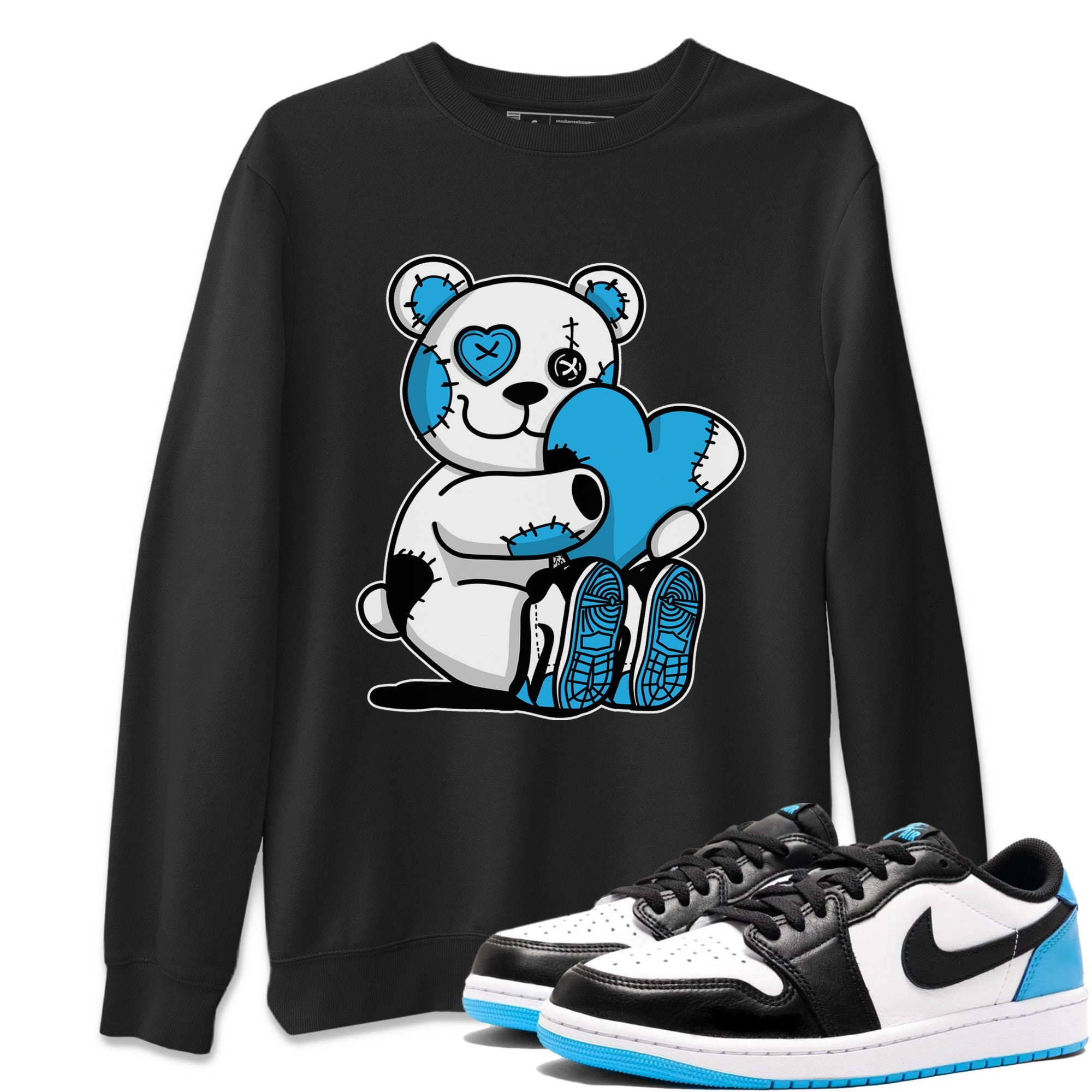 Hugging Bear Unisex Tops - Air Jordan 1 Powder Blue