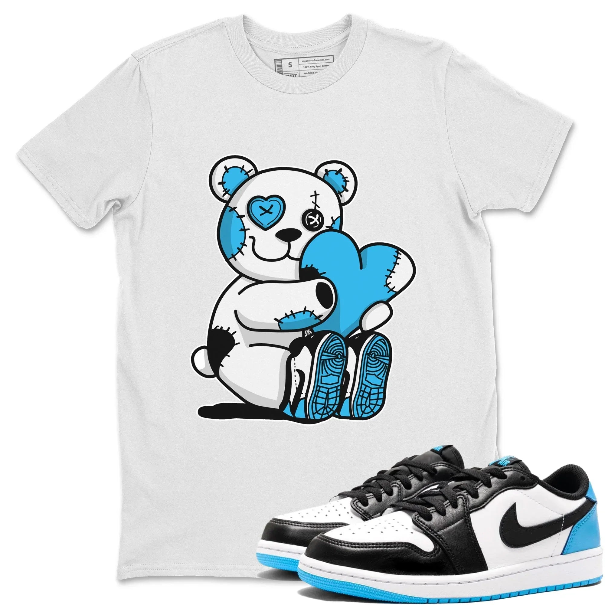 Hugging Bear Unisex Tops - Air Jordan 1 Powder Blue