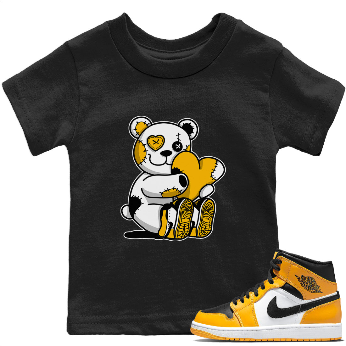Hugging Bear Kids Tops - Air Jordan 1 Taxi
