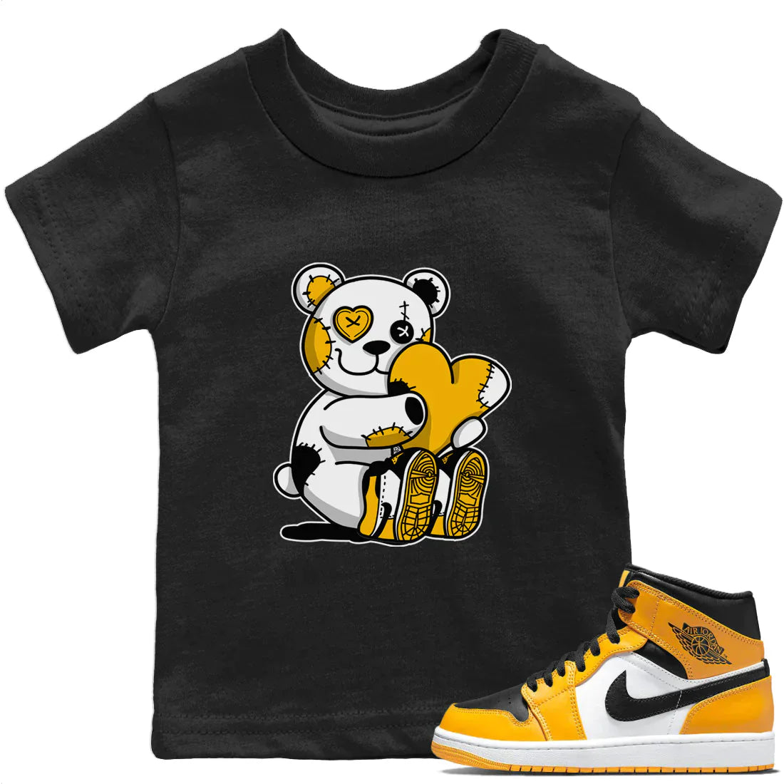 Hugging Bear Kids Tops - Air Jordan 1 Taxi