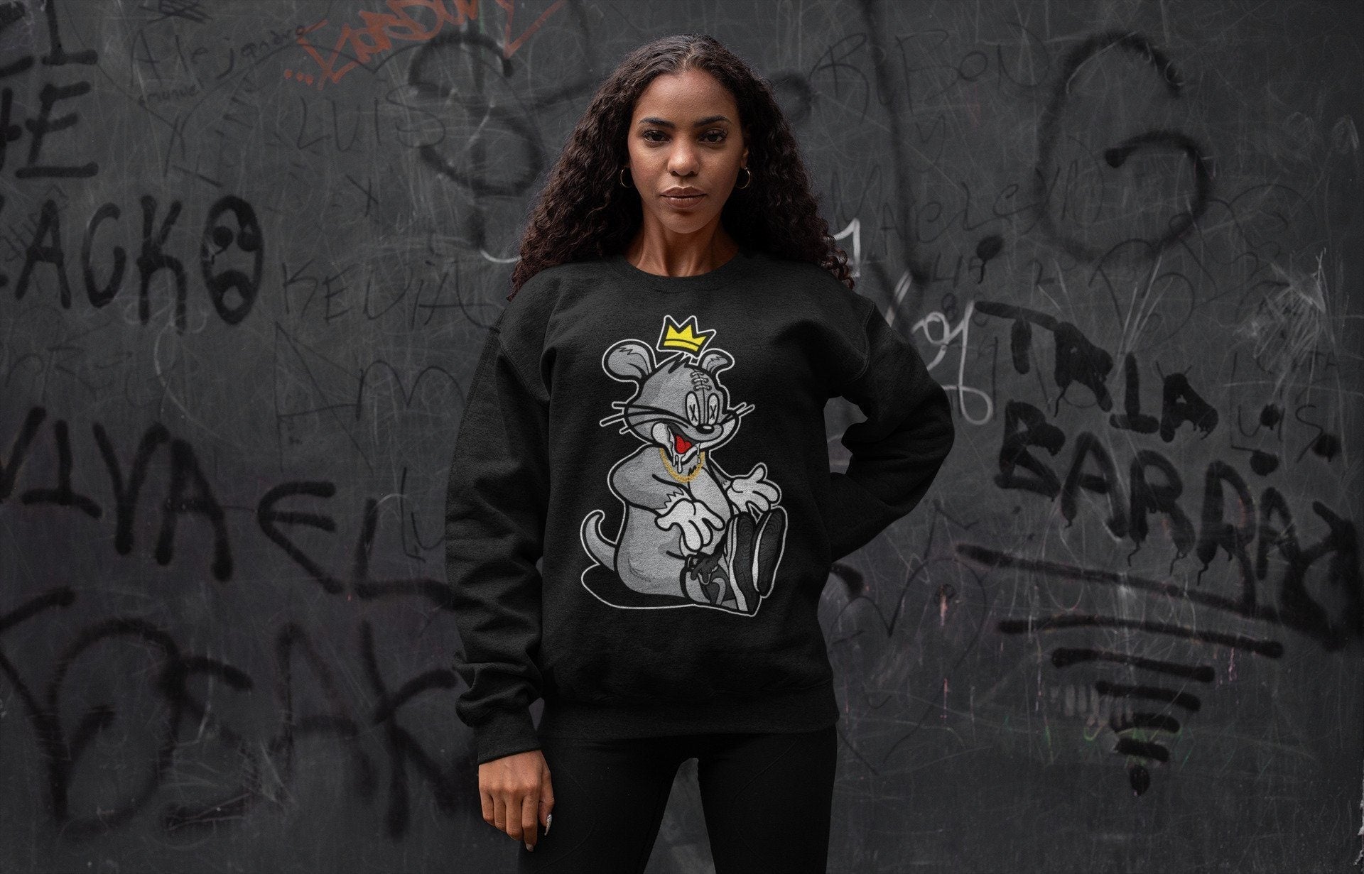 Hungry Cat Unisex Tops - Air Jordan 1 Shadow 2.0