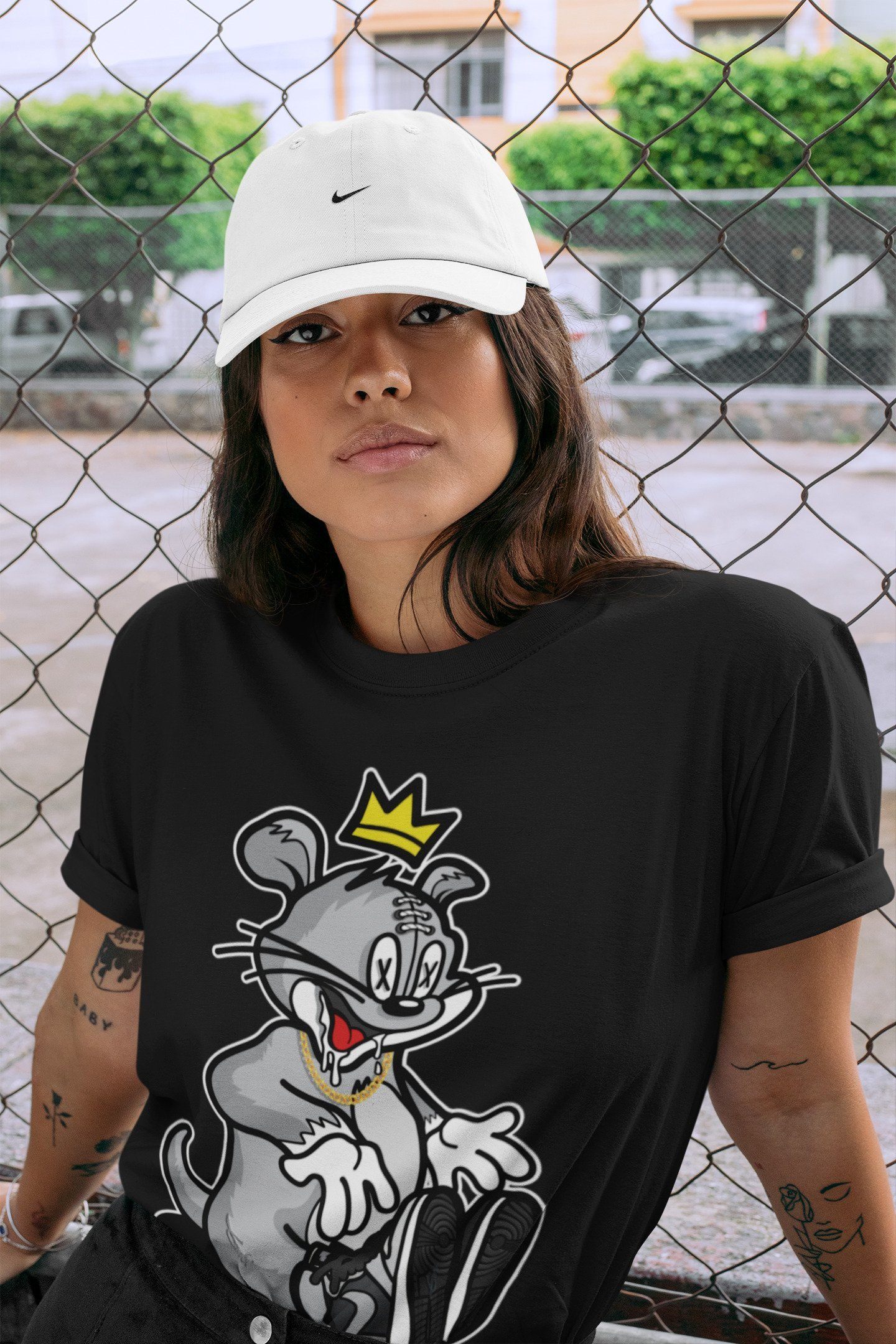Hungry Cat Unisex Tops - Air Jordan 1 Shadow 2.0