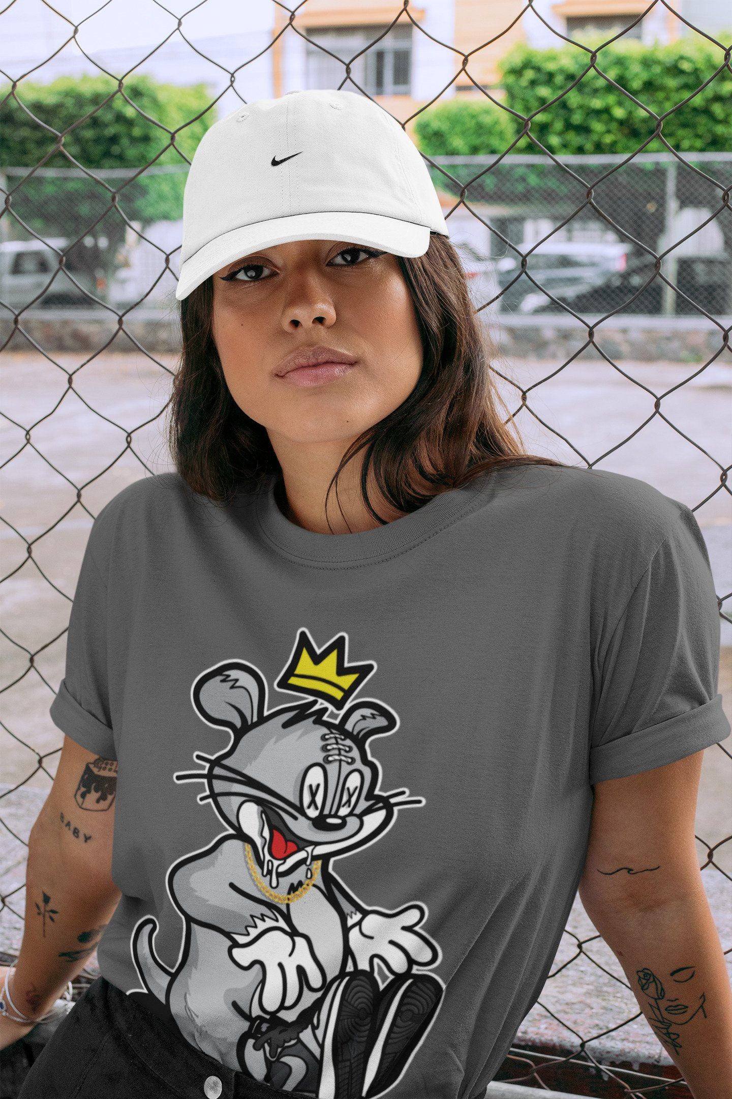 Hungry Cat Unisex Tops - Air Jordan 1 Shadow 2.0
