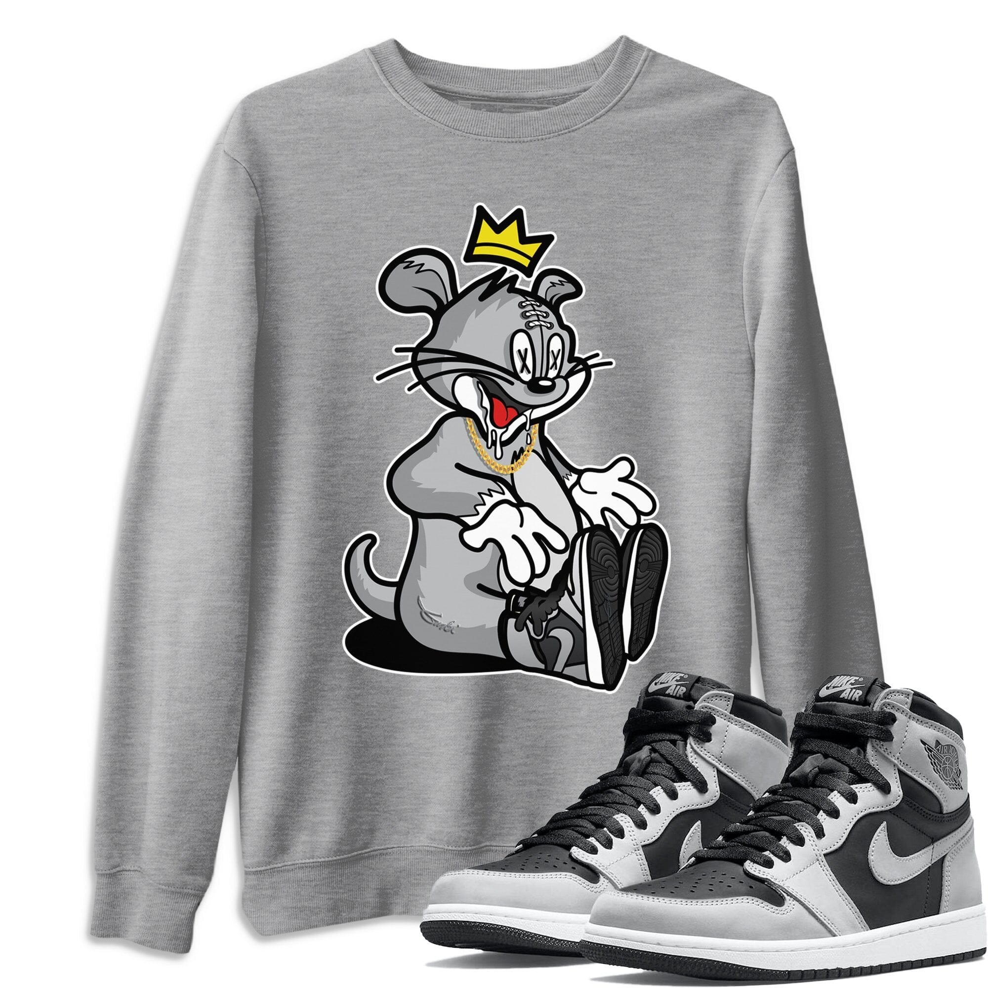 Hungry Cat Unisex Tops - Air Jordan 1 Shadow 2.0
