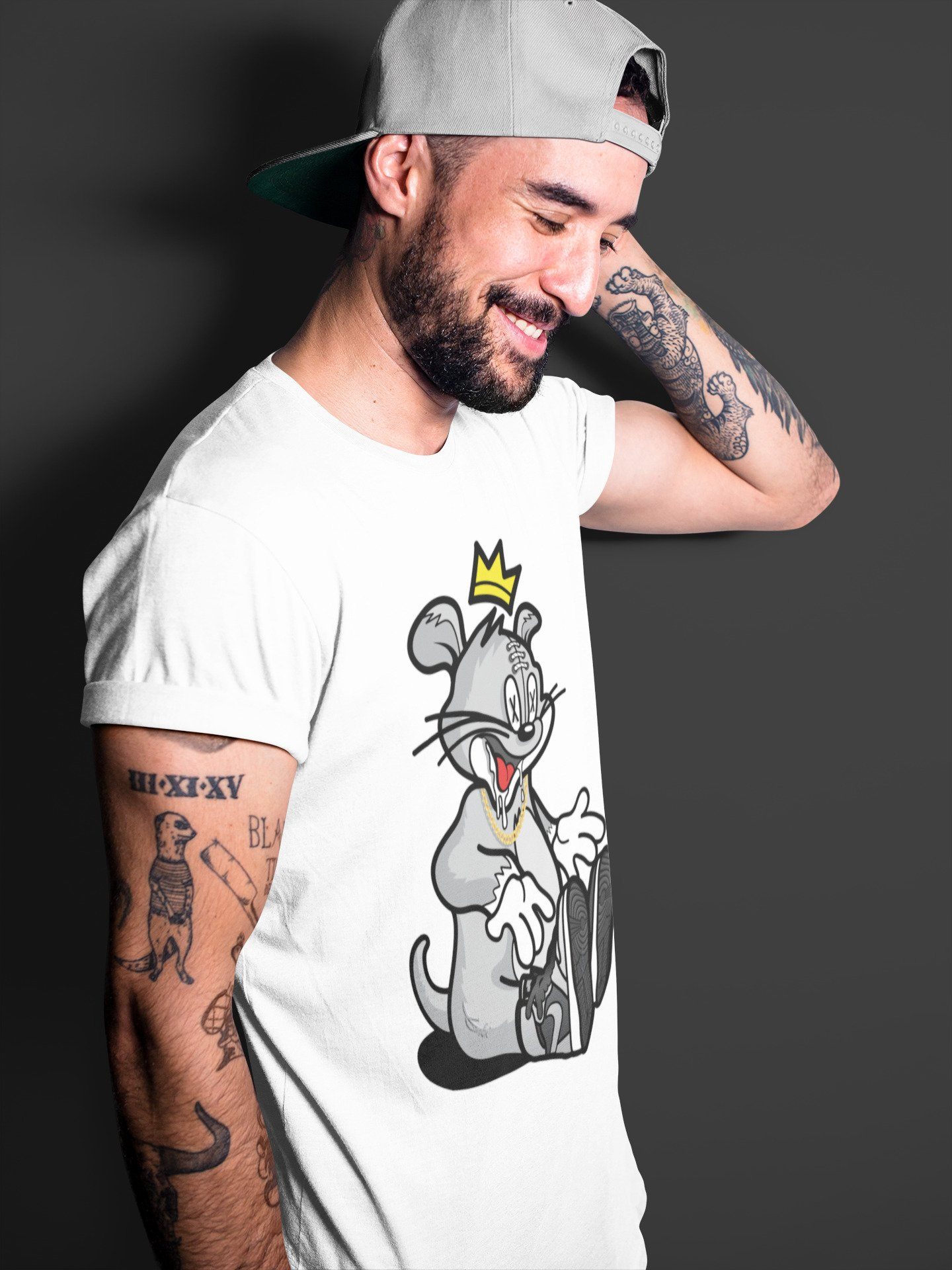 Hungry Cat Unisex Tops - Air Jordan 1 Shadow 2.0