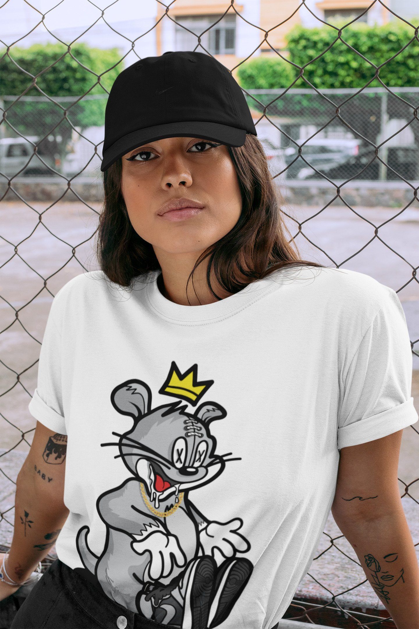 Hungry Cat Unisex Tops - Air Jordan 1 Shadow 2.0